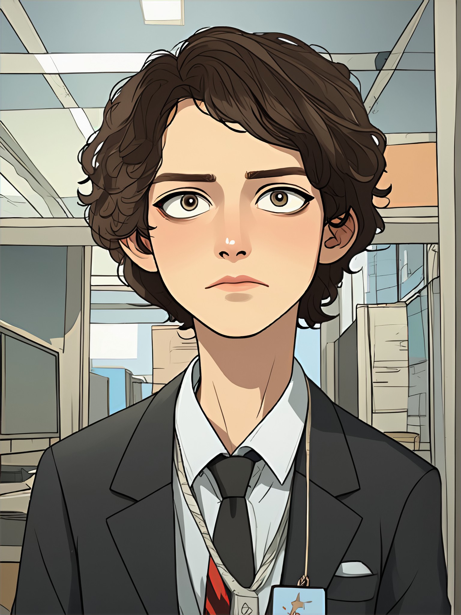 a1.art-generated Typical Police Office Setting image