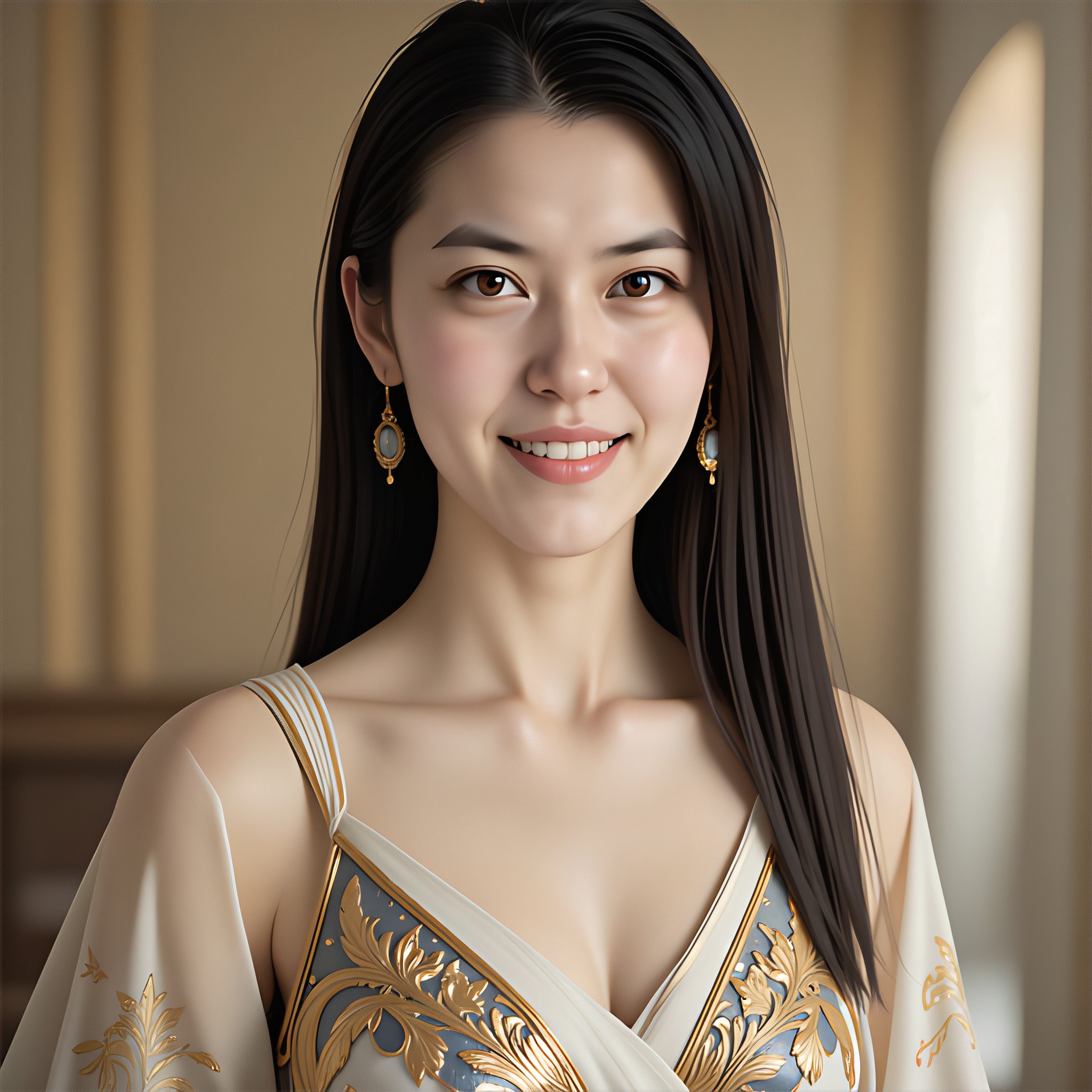 Elegant noblewoman image