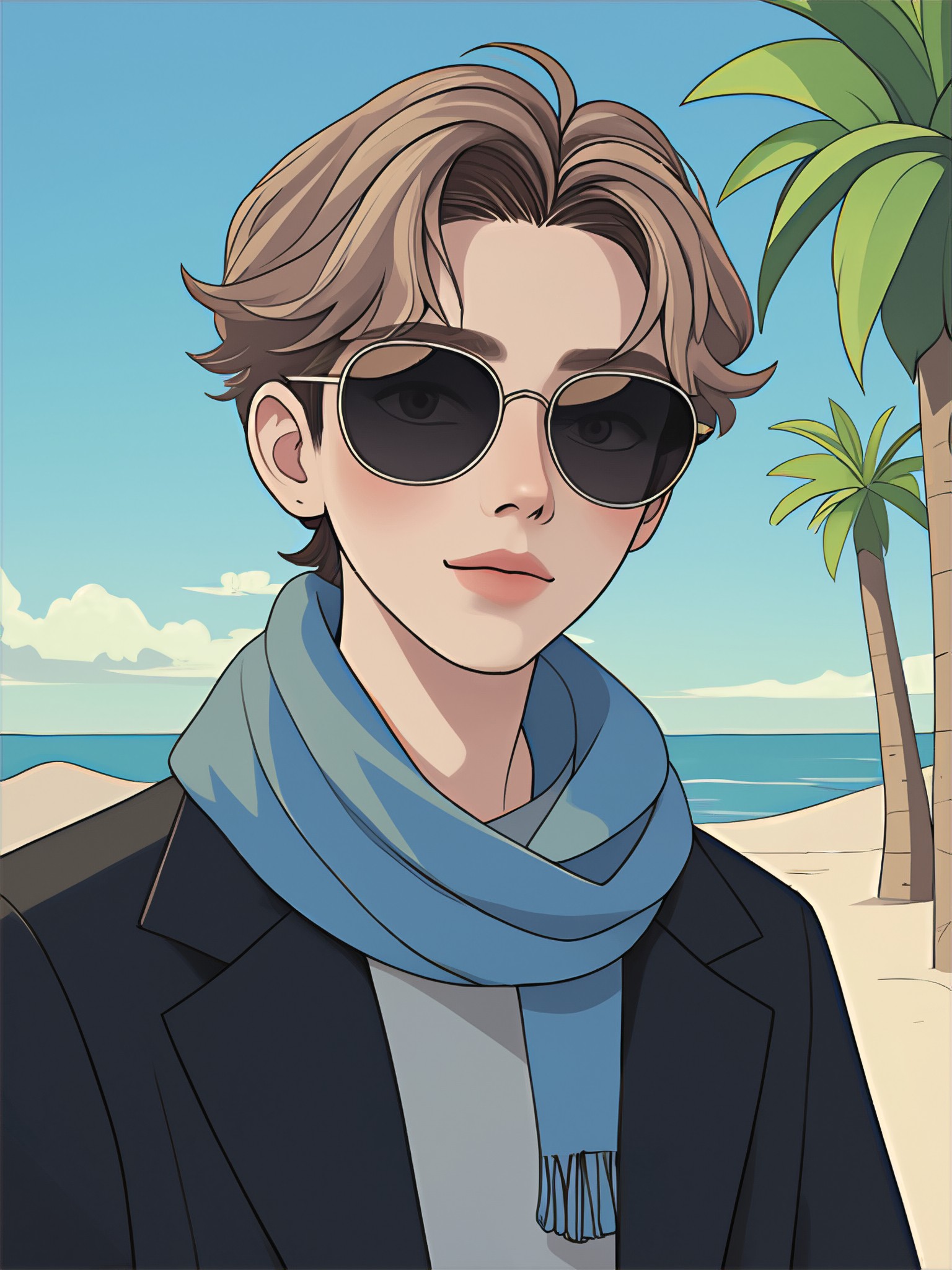 a1.art-generated Sandy Beach image