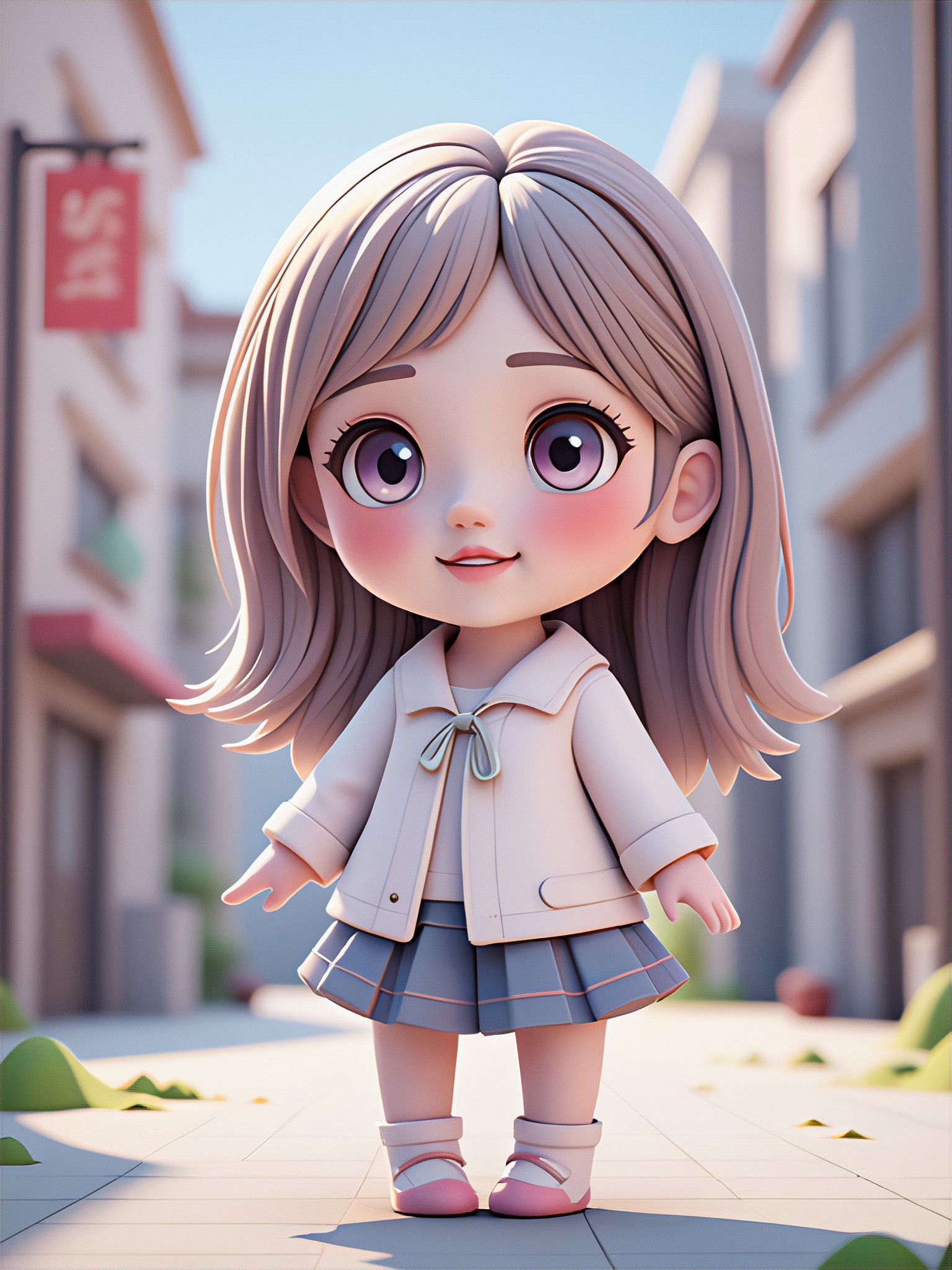 Lovely Figure in the Colorful World image