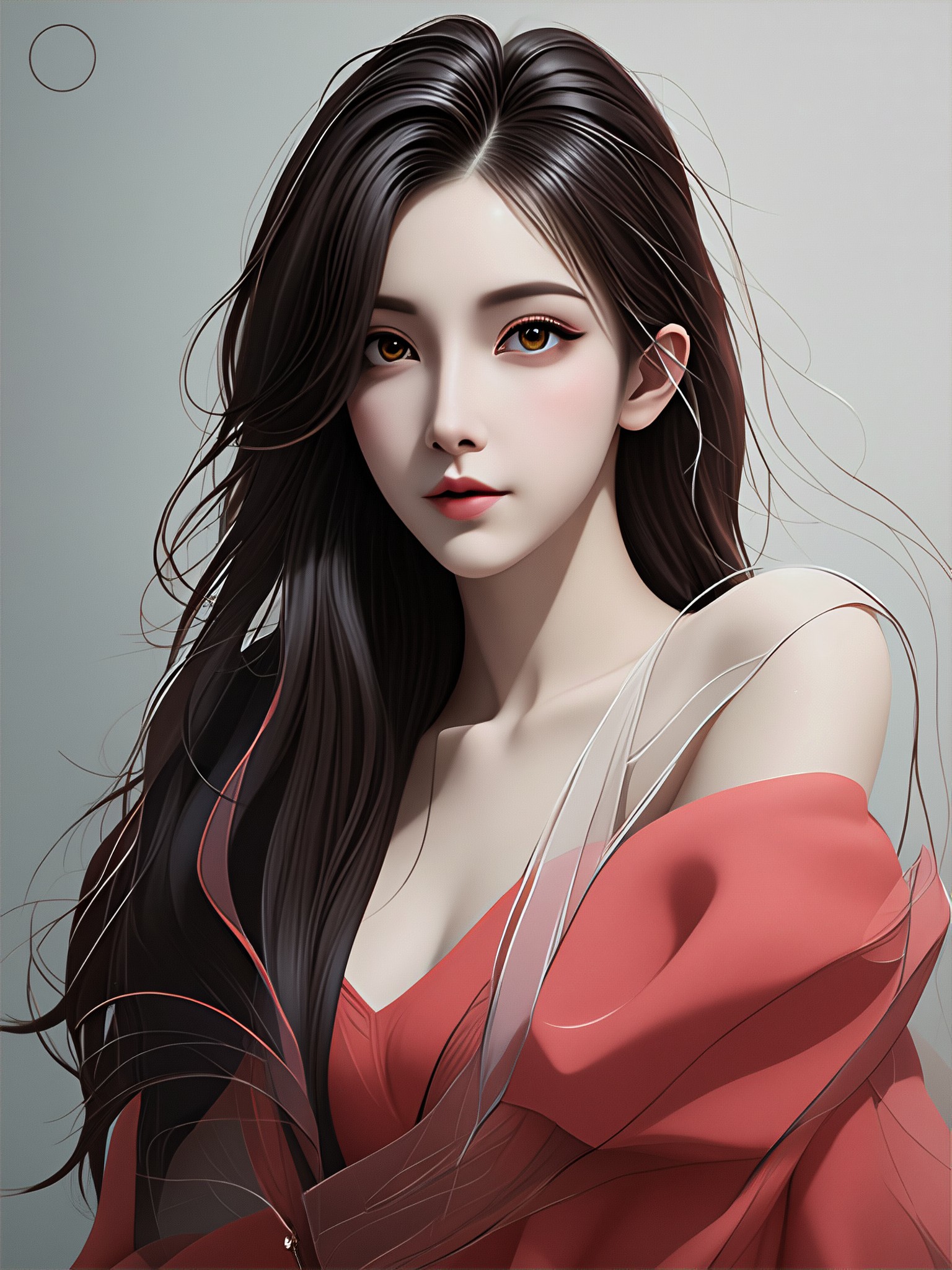 [Master_Sexy Aesthetic Style] Close up of a beautiful woman wearing a pink dress and jacket image