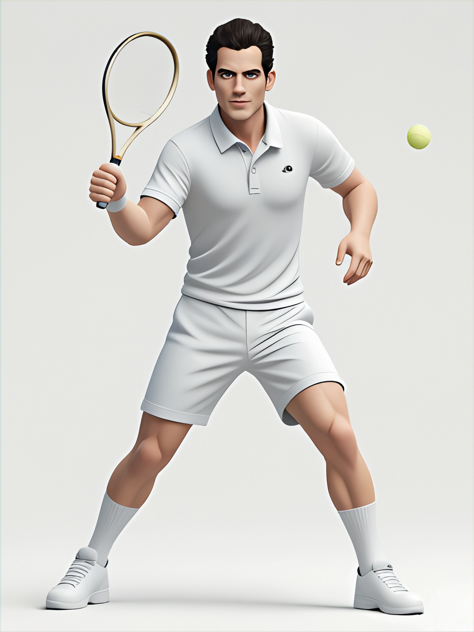 Professional tennis player image