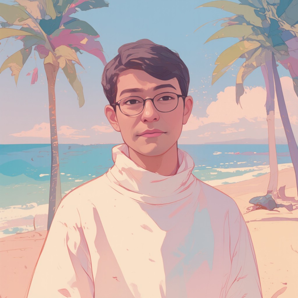 Pink healing illustrations