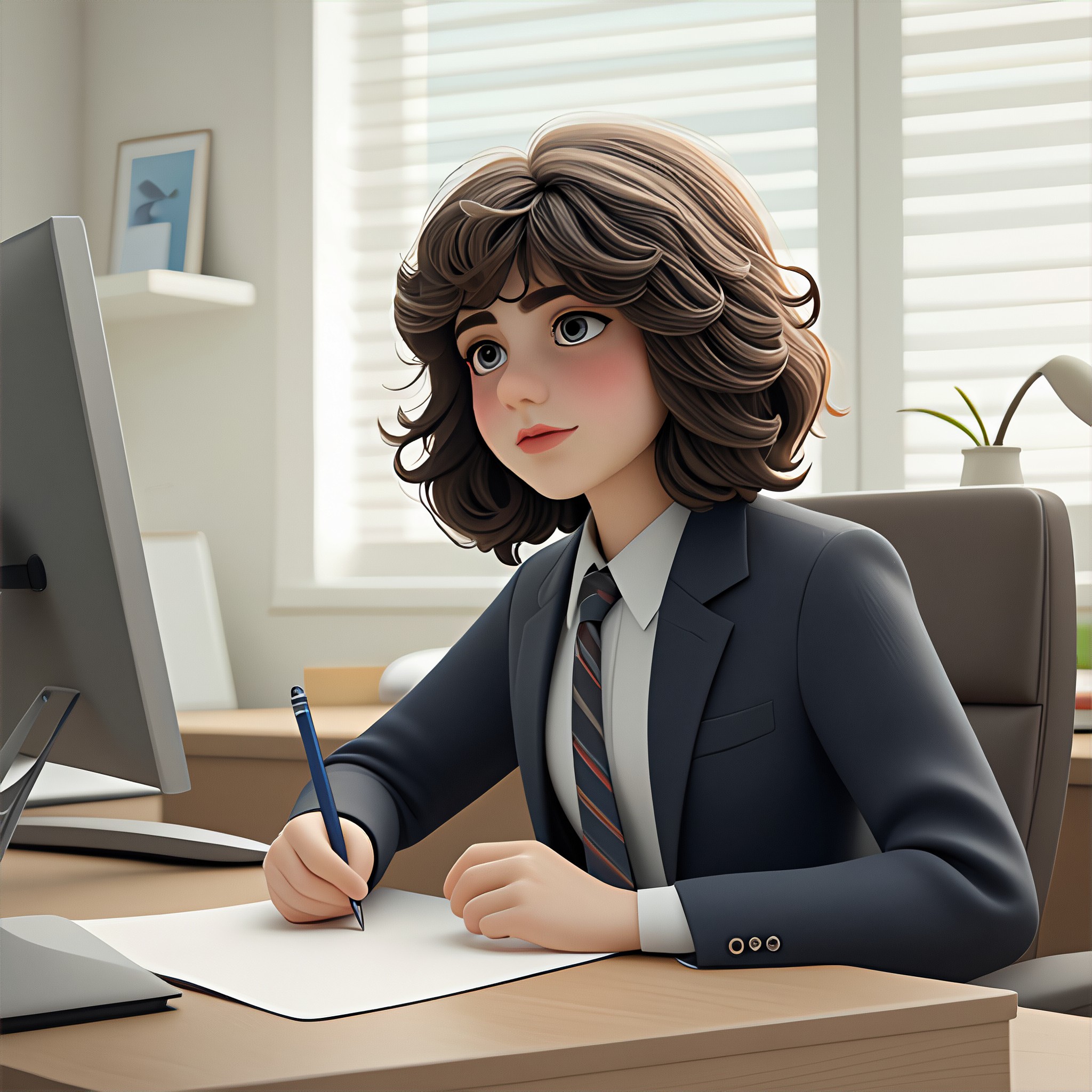 a1.art-generated Typical Police Office Setting image