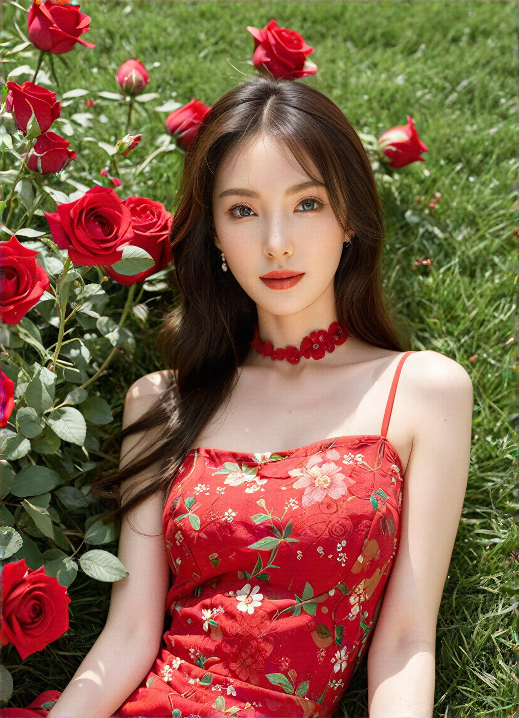 a1.art-generated Beige Roses image