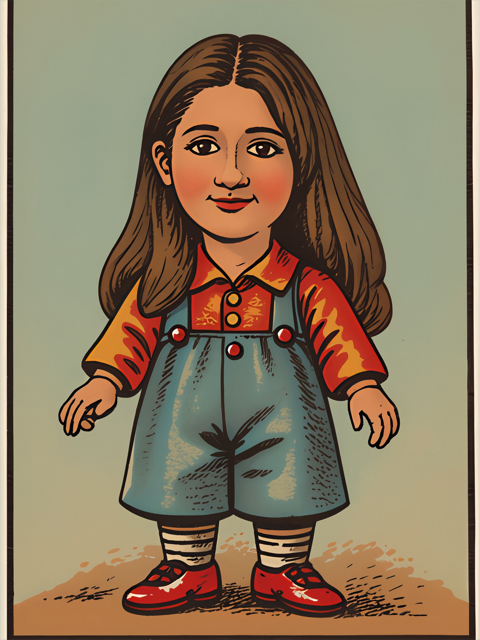 old time doll image