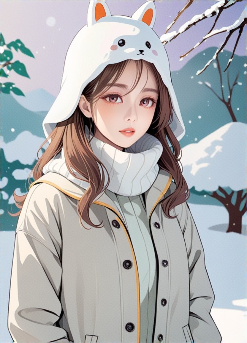 Flat Drawing, Serene