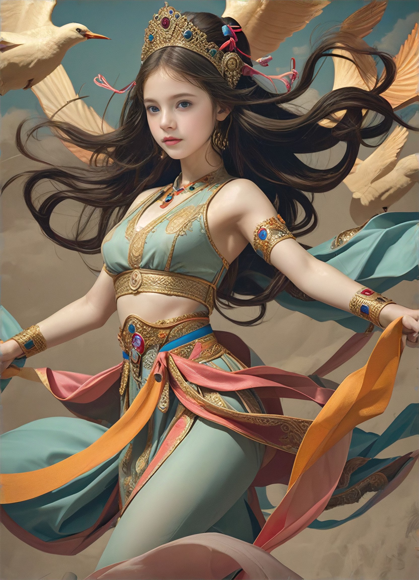 a1.art-generated Supergirl image