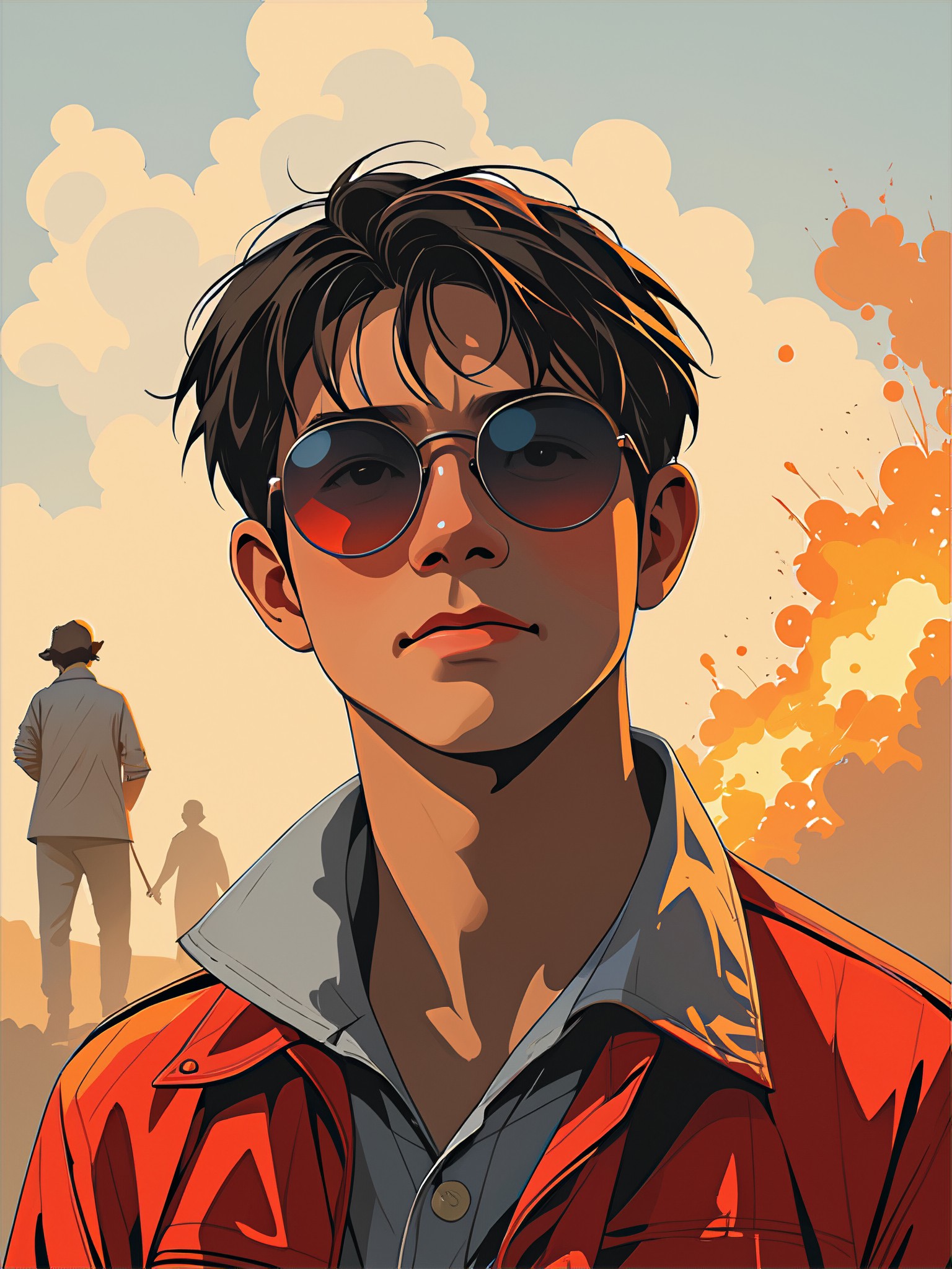 AI Sunglasses art generator