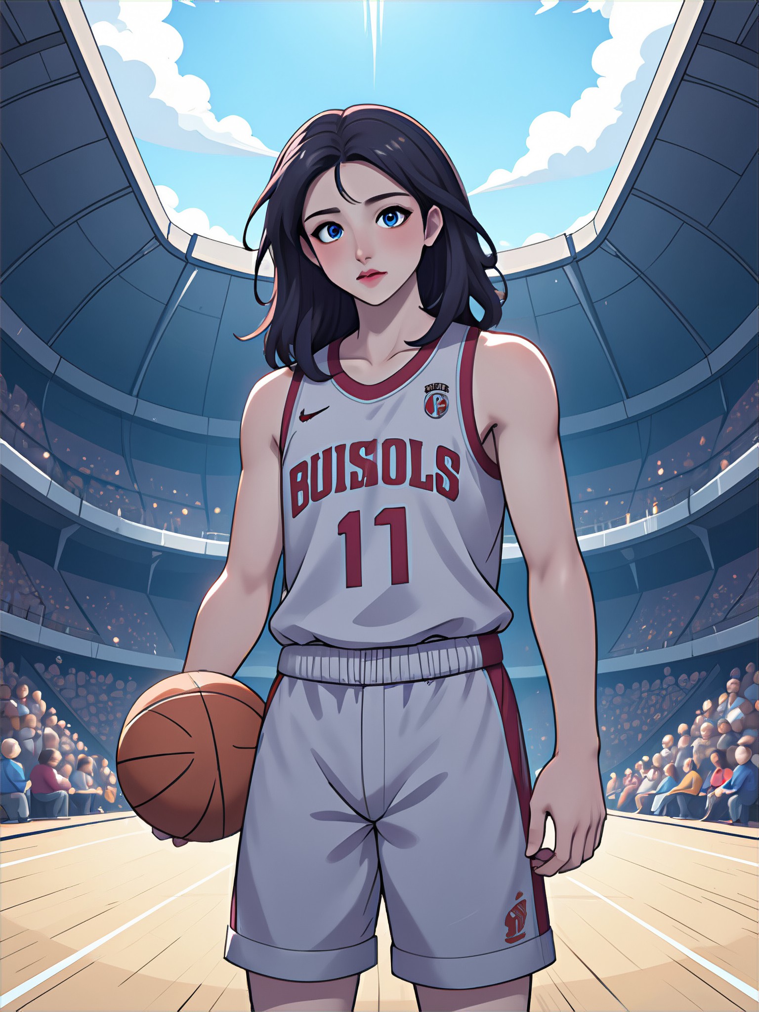 AI Volleyball Player art generator