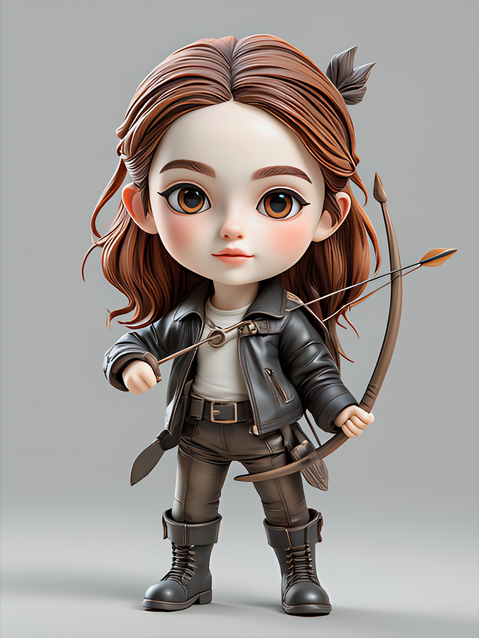 Handsome archer figure image