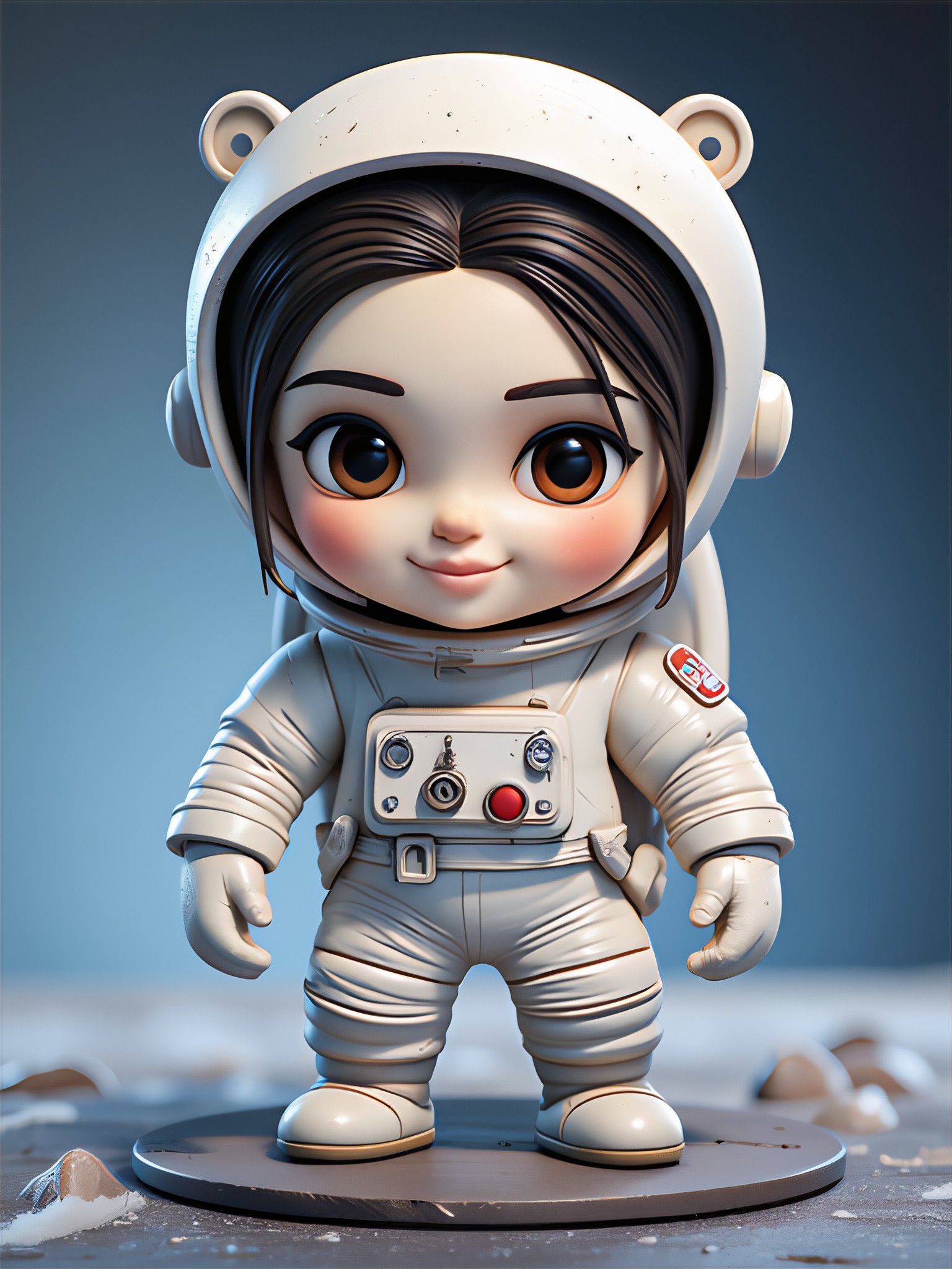 Cartoon astronaut image