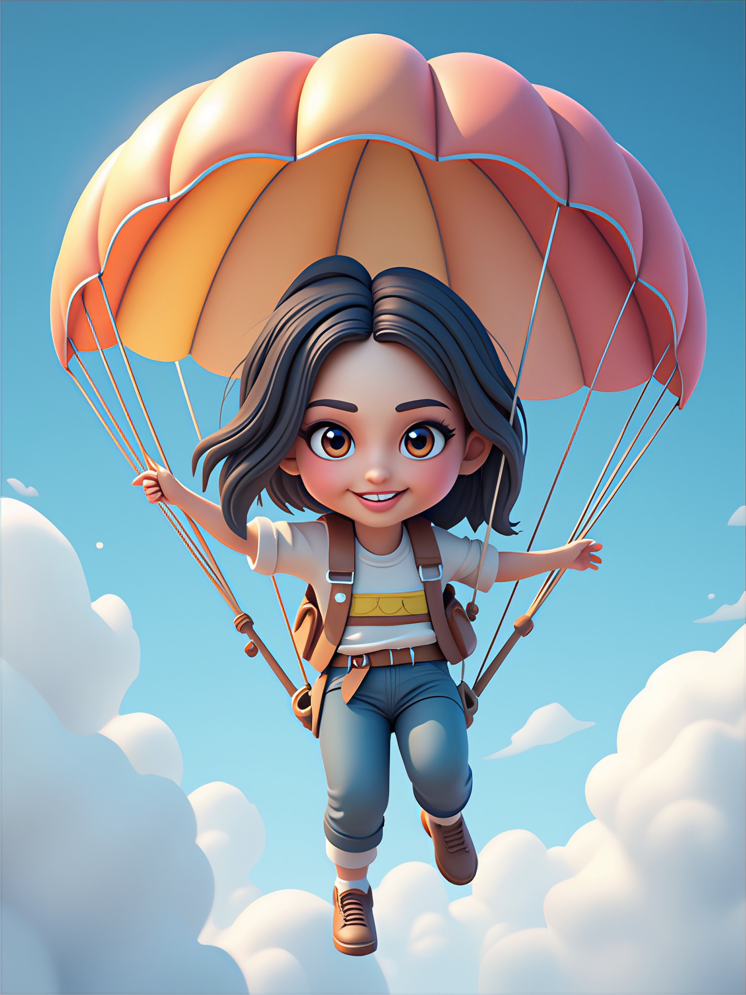 One click generation of your skydiving photos image