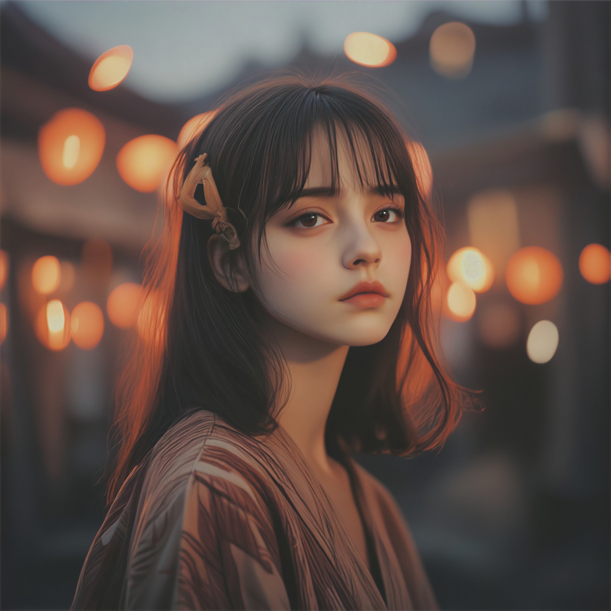 The lights are dim image