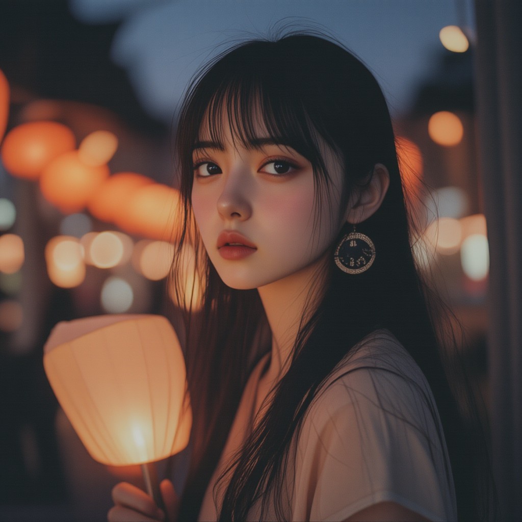 Instant Camera Portrait