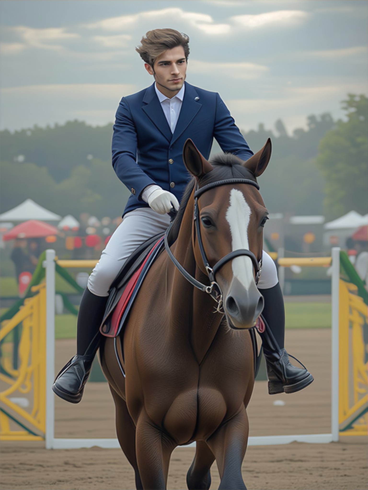Professional equestrian image
