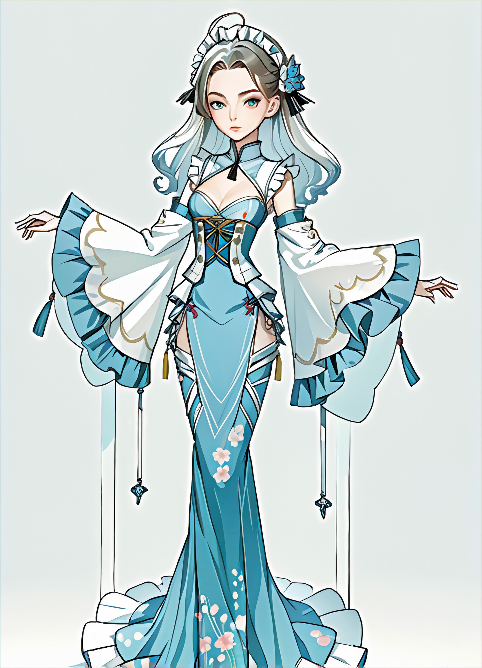 "Ethereal Ice Queen: A Captivating Fantasy Art" image