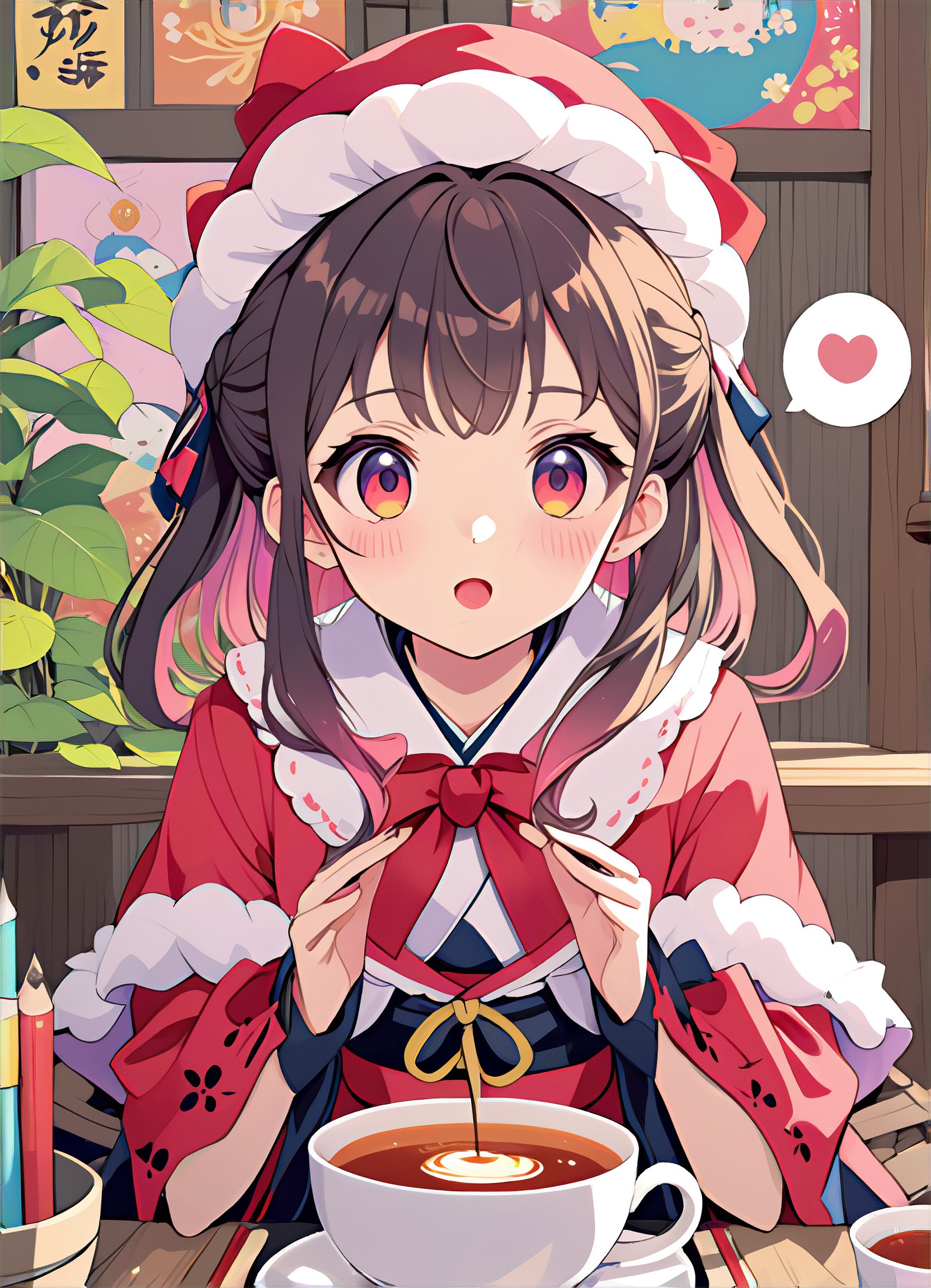 Christmas girl image
