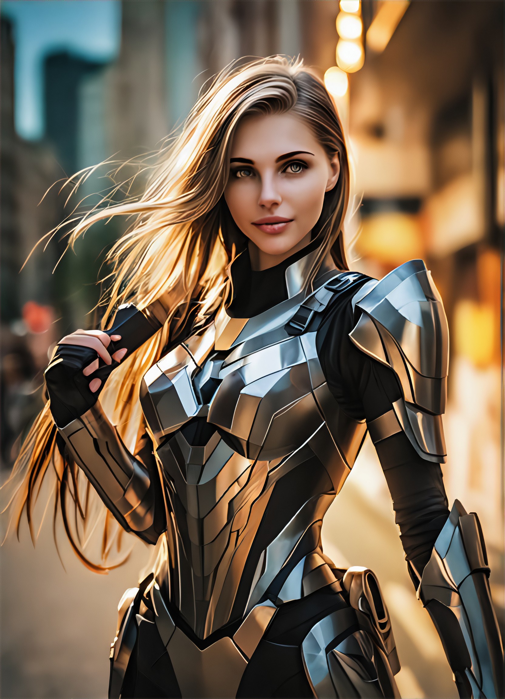 a1.art-generated Armored Gloves image
