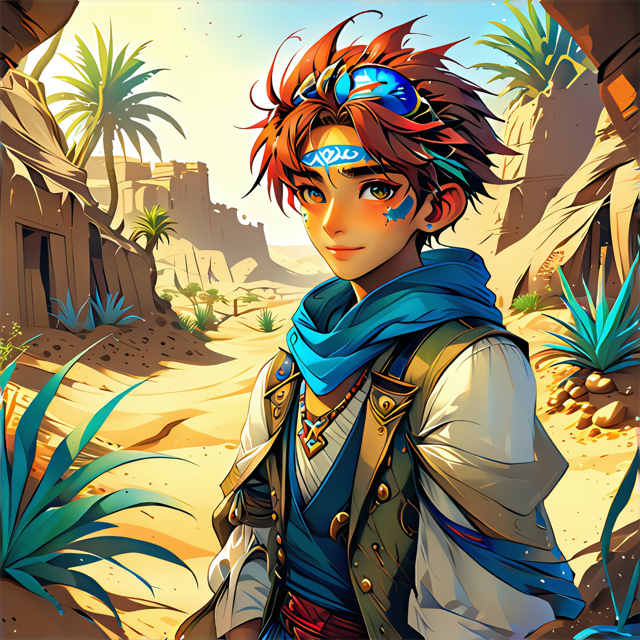 Oasis and Desert image