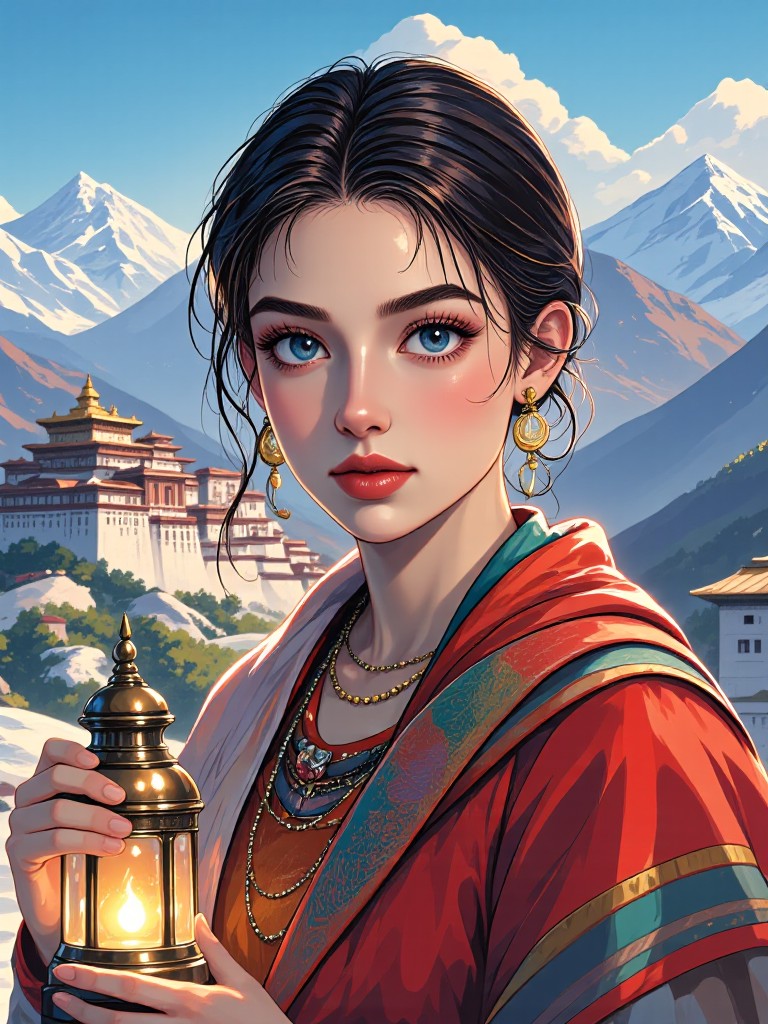 Midjourney CG, Y2K Girl Manga