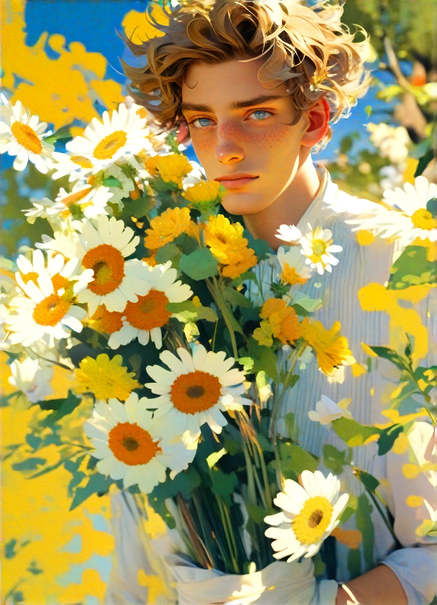 a1.art-generated Daisy Flower Crown image