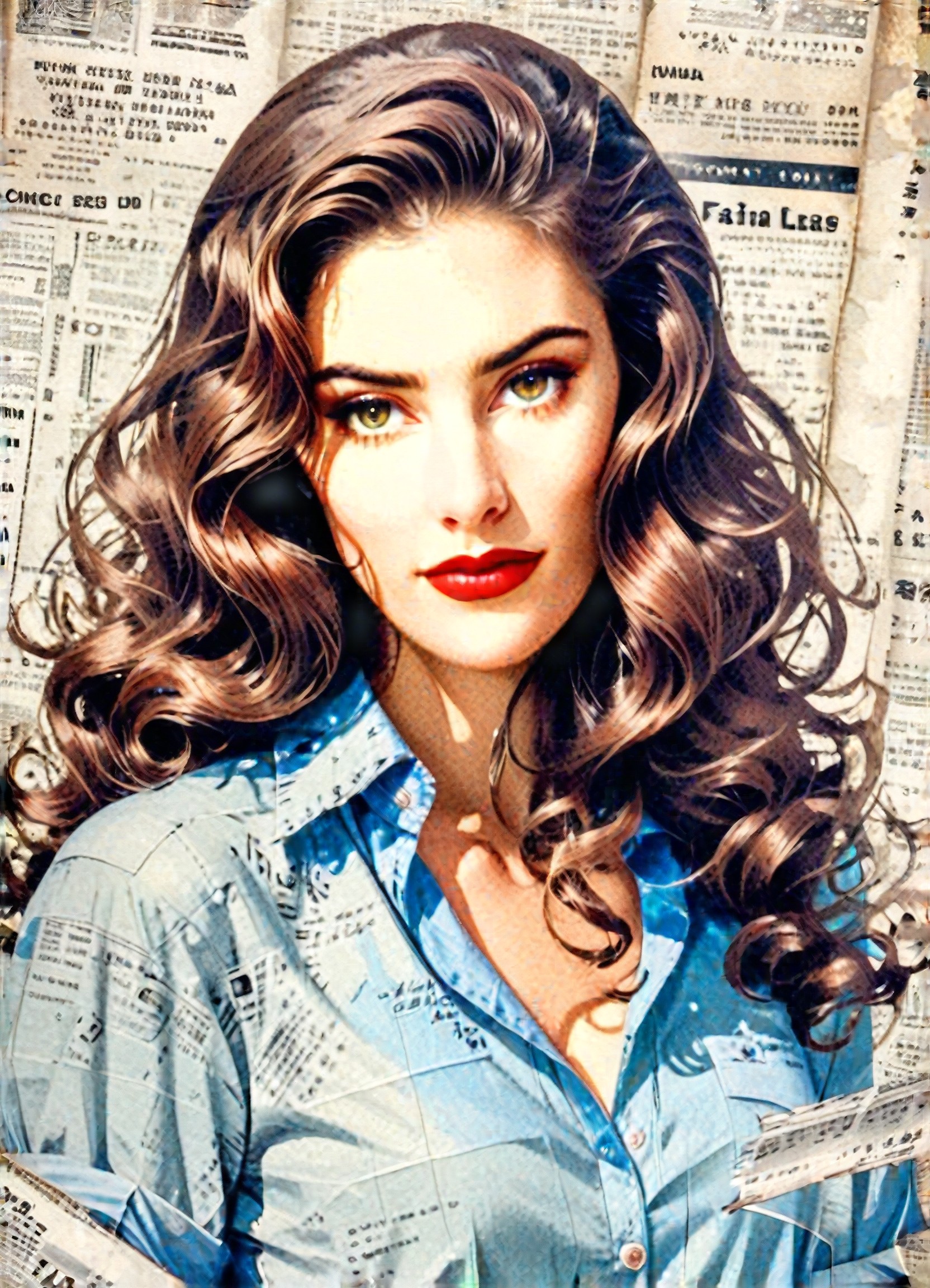 a1.art-generated Newspaper image