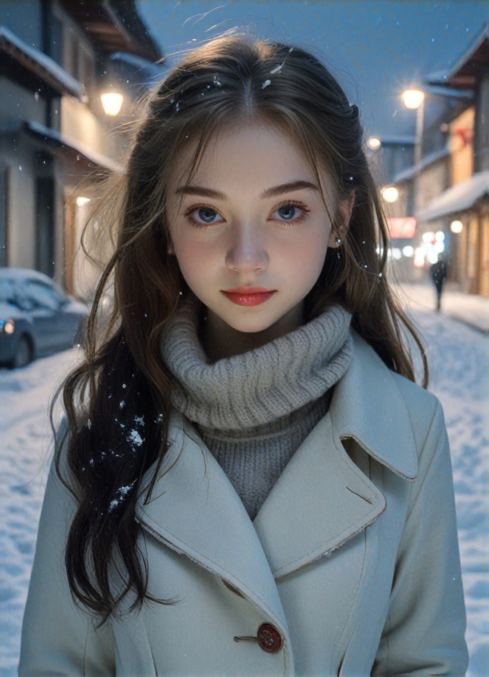 a1.art-generated Snowy Mountain image