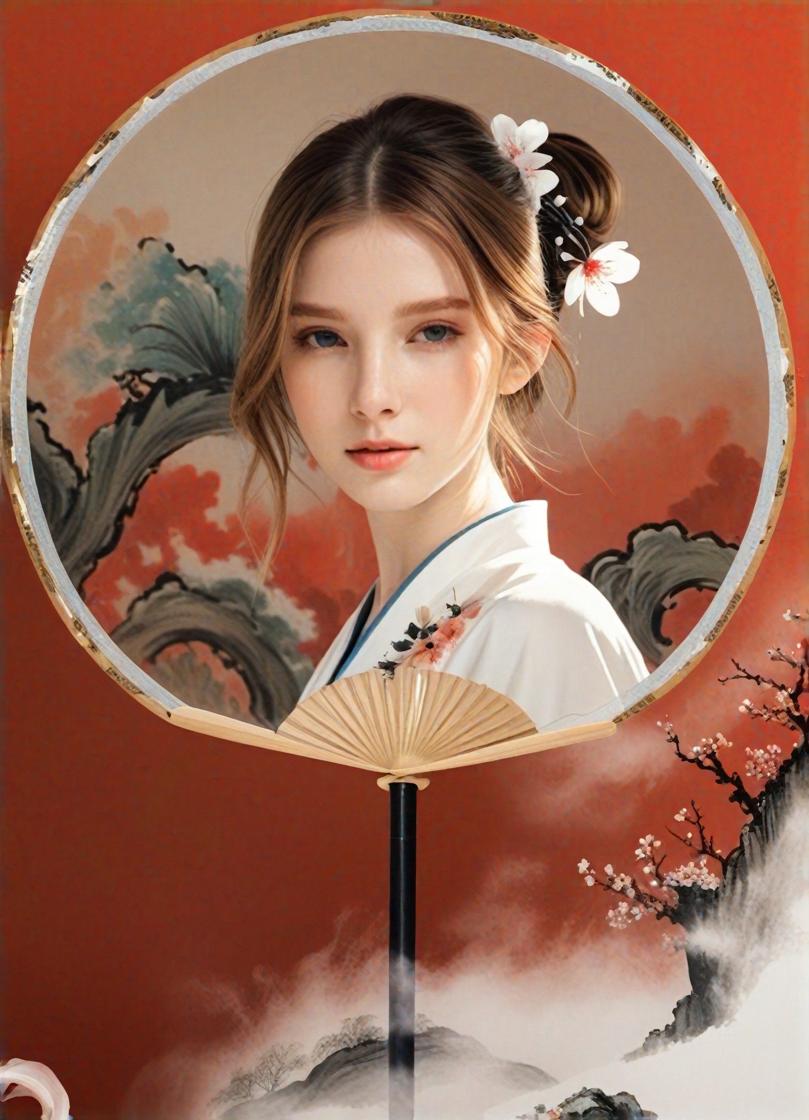 a1.art-generated Decorative Fan image