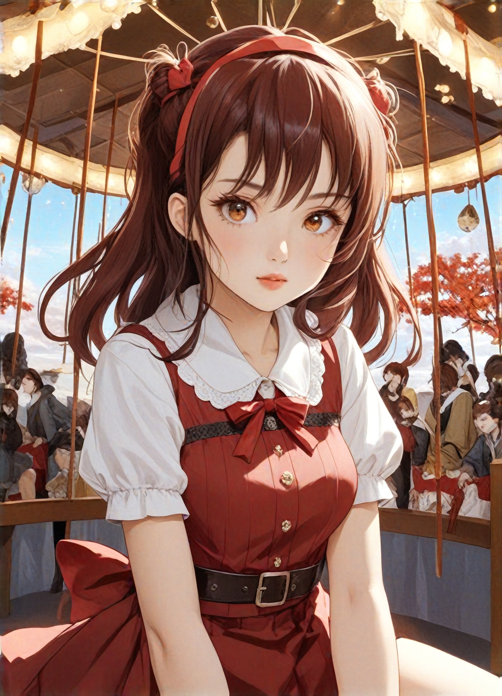 Amusement Park Pretty Girl image