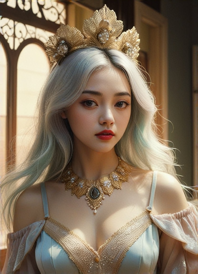 Flat Drawing, Serene, 90s American Vintage Filters