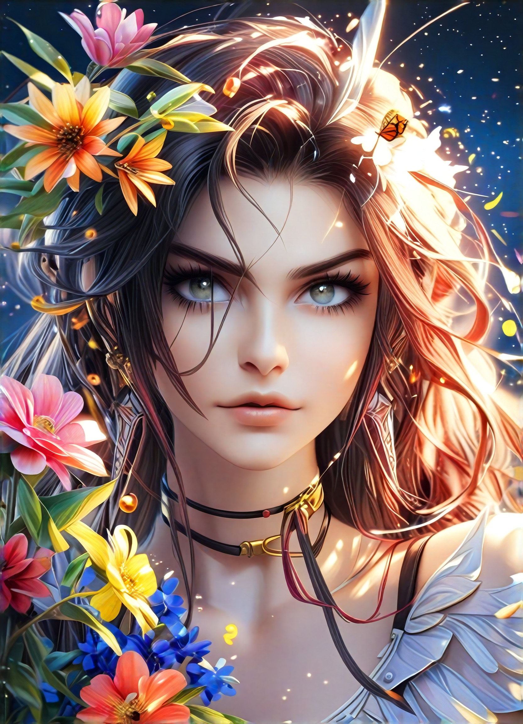 Flowers and Alice image