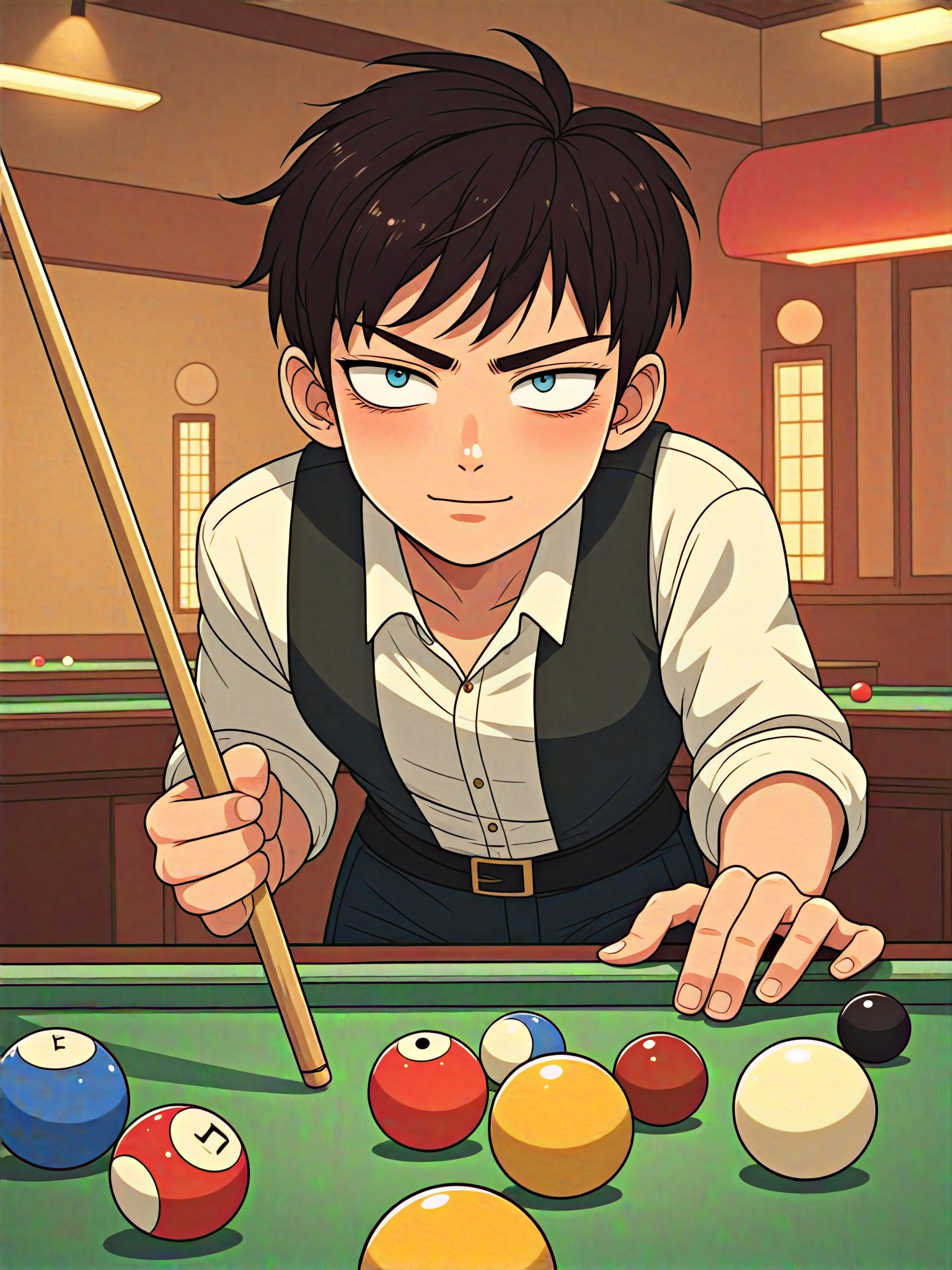 Play billiards together image