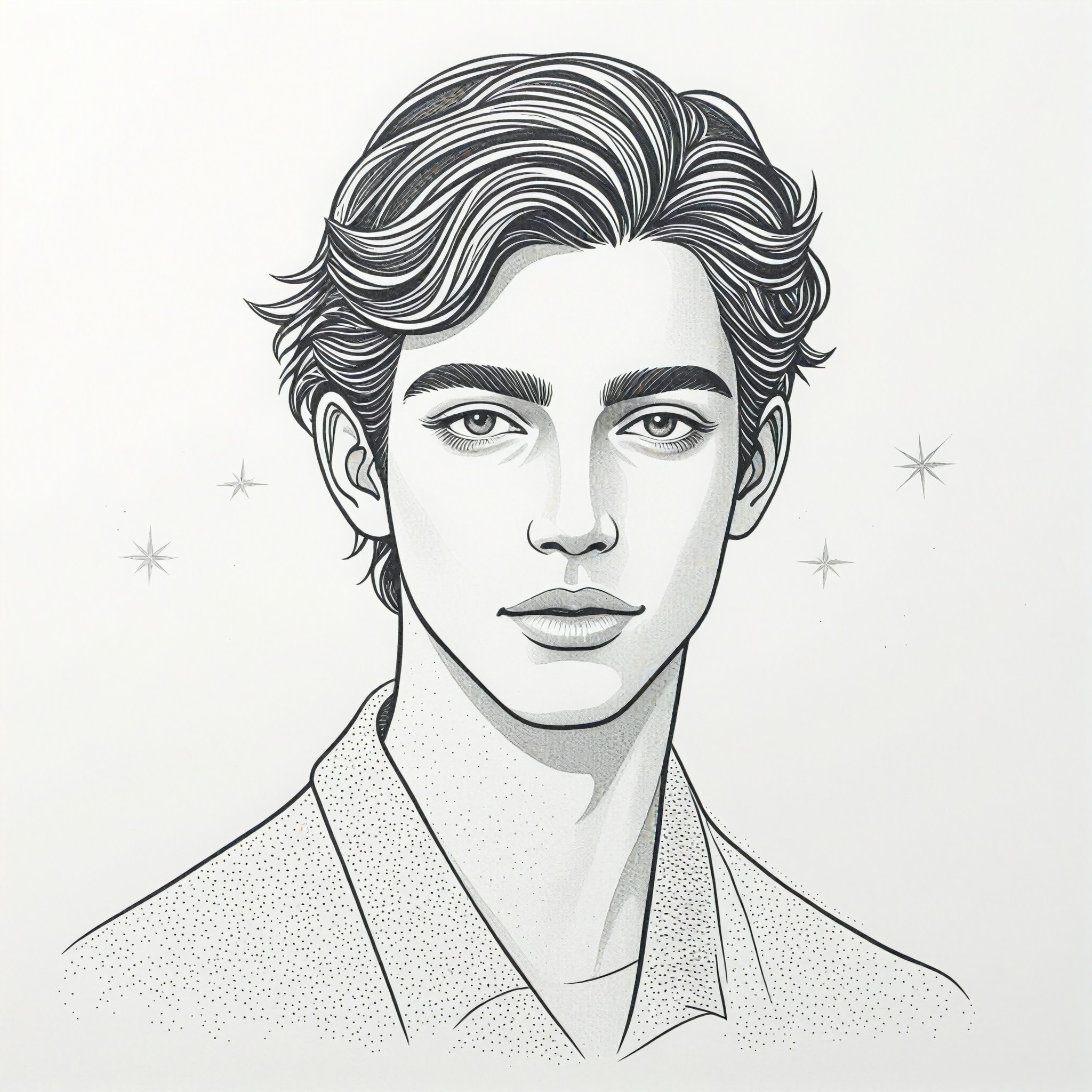 Ten minute hand drawn street corner image