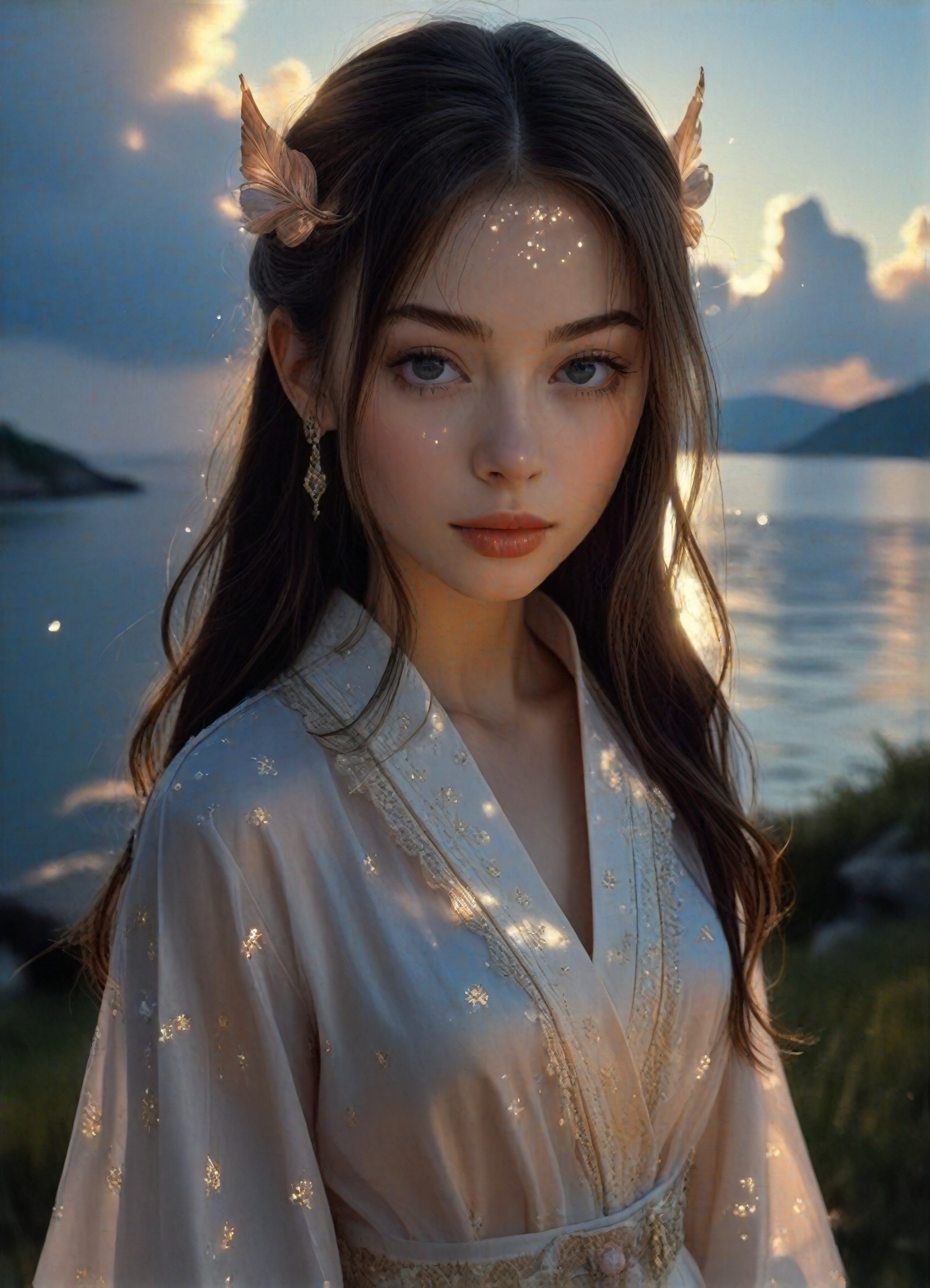 The girl by the river image