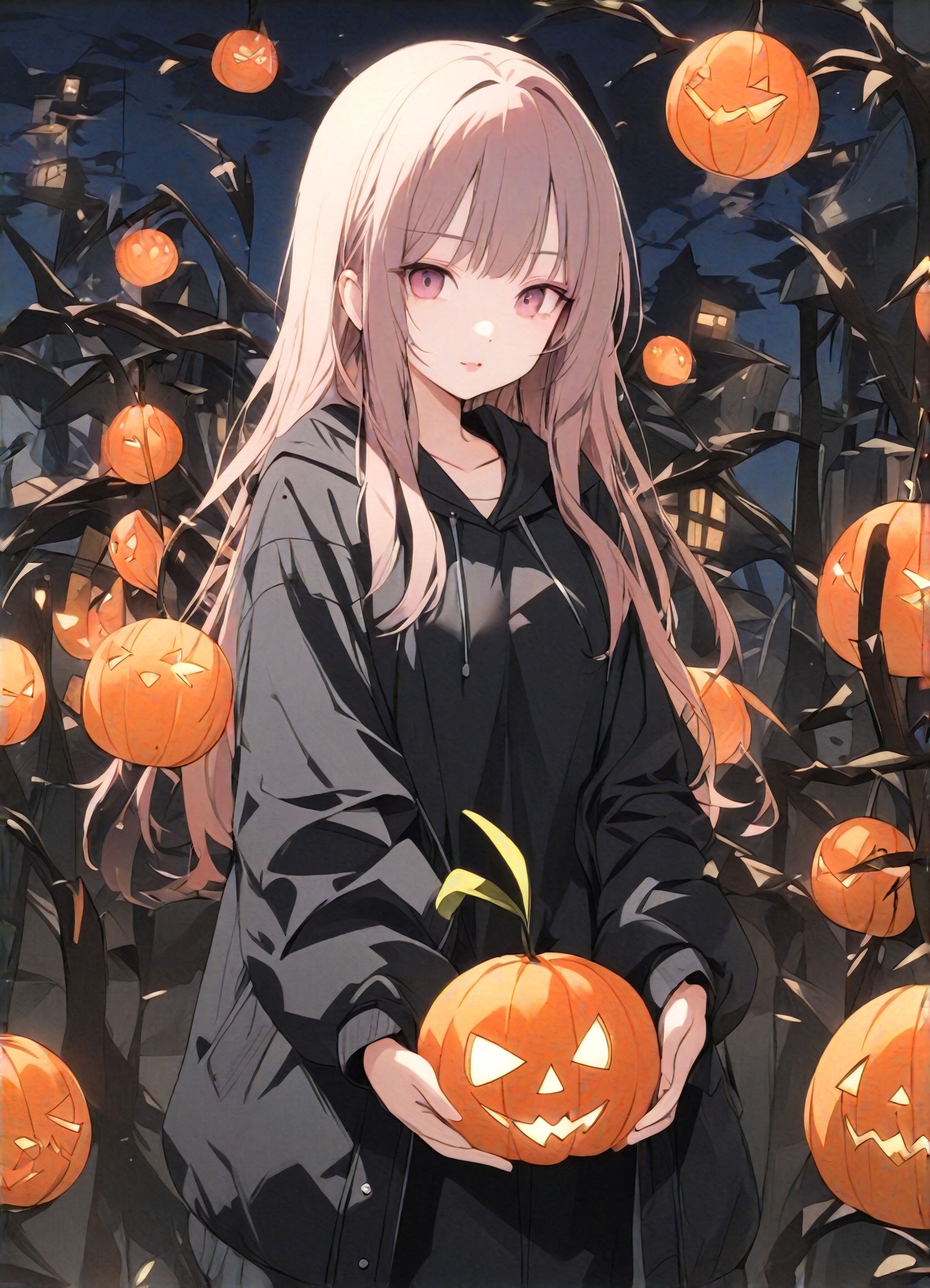 a1.art-generated Pumpkin Lamp image