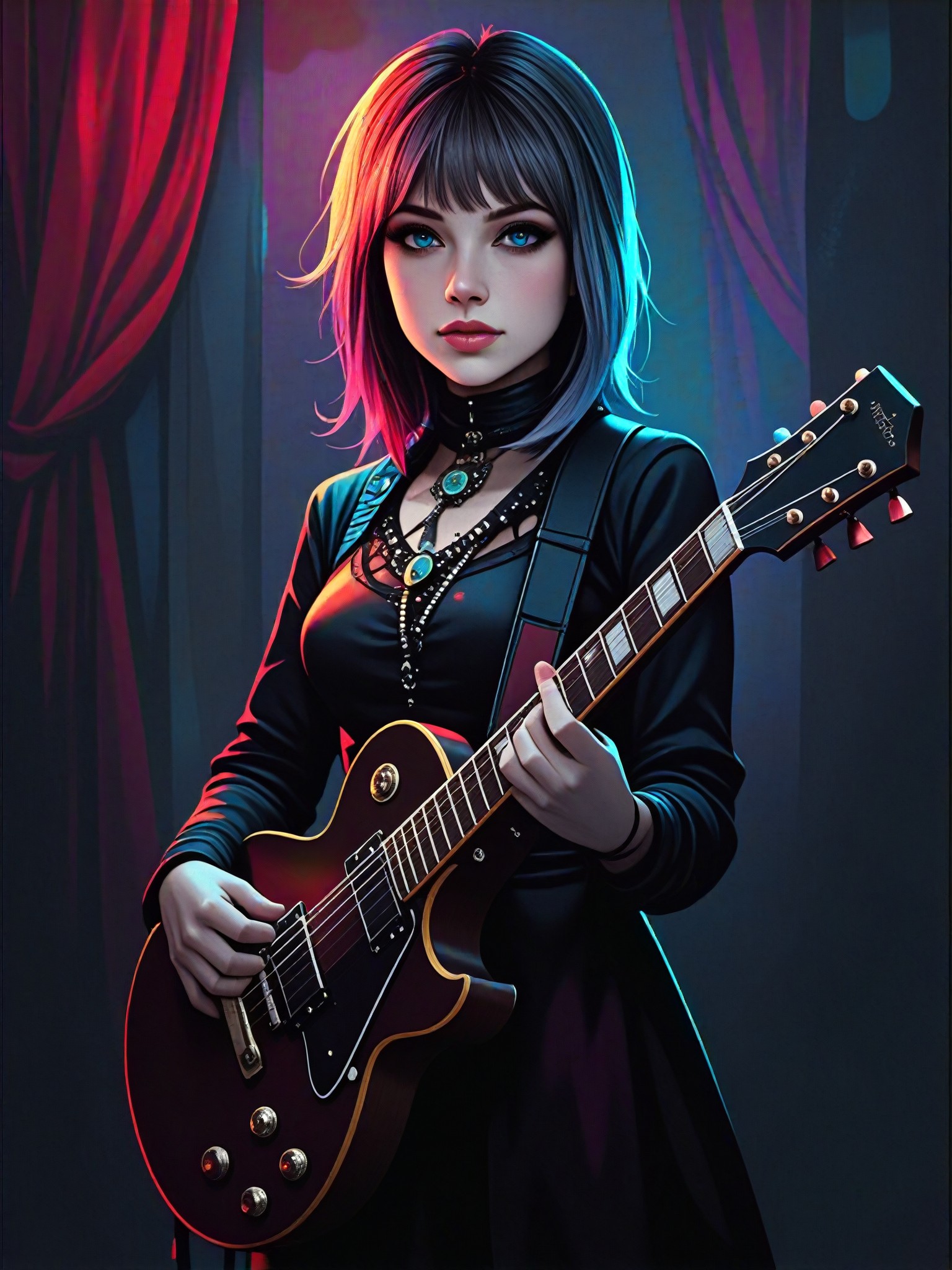 a1.art-generated Guitar image