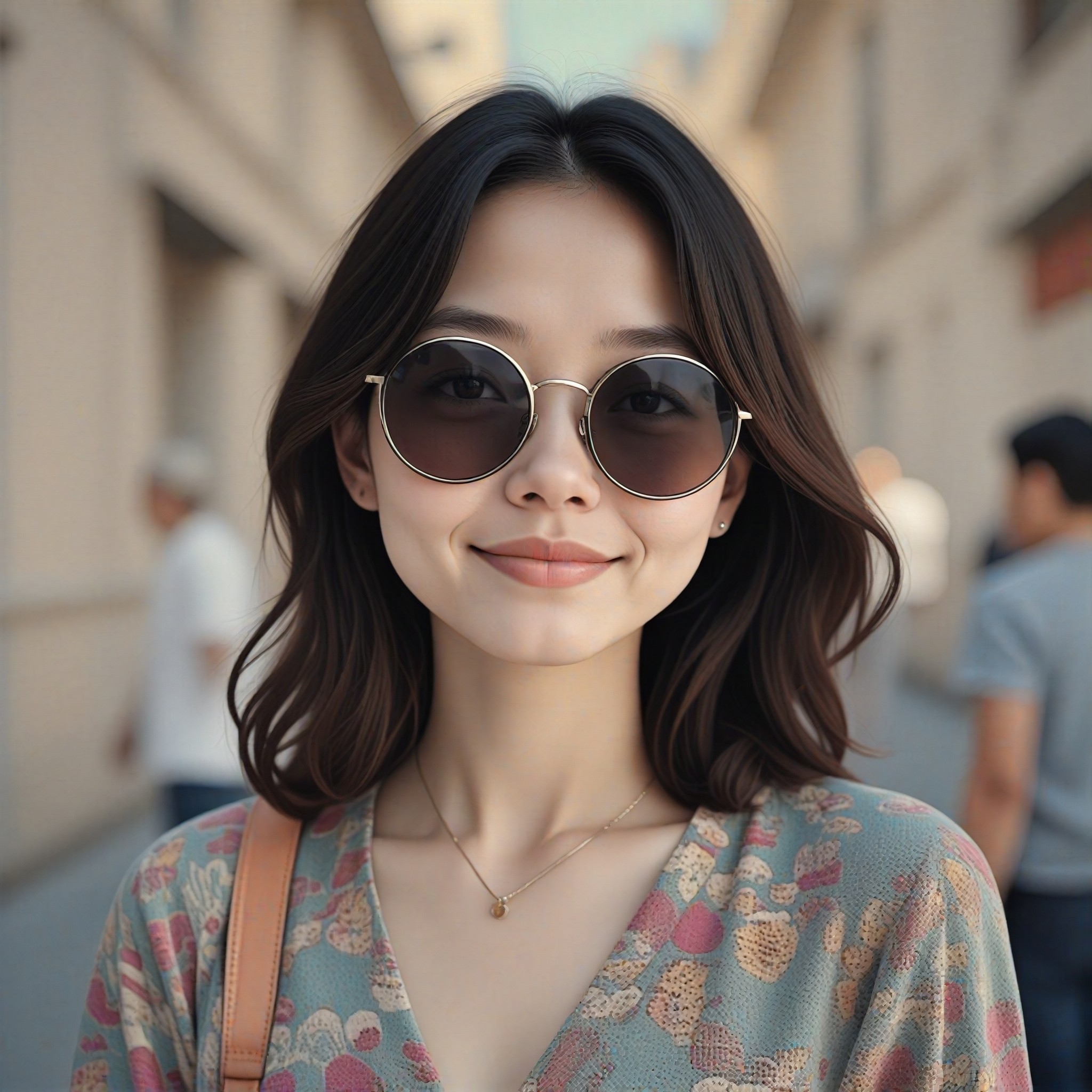 The self wearing glasses image