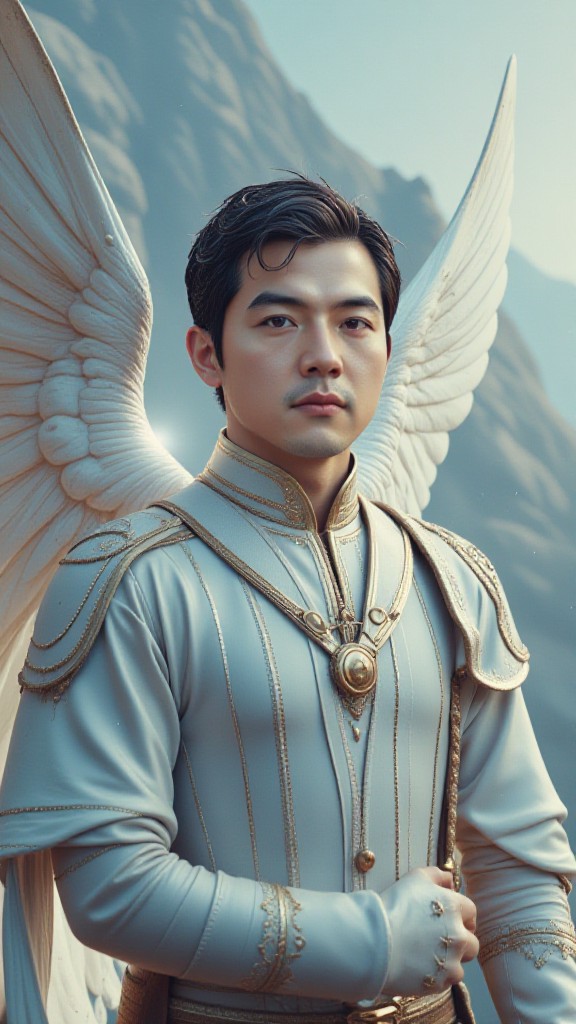 Christmas Theme [Master_Sovie Portrait] Dynamic Audiovisual 🌟  Guardian Angel Sings Last X'msa Male Voice image