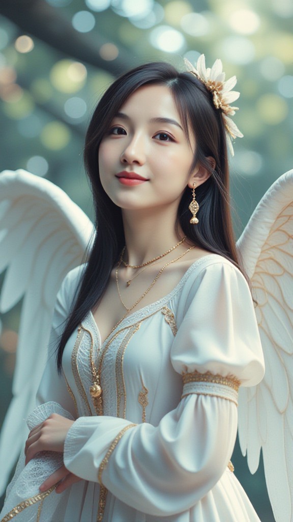Christmas Theme [Master_Sovie Portrait] Dynamic Audiovisual 🌟  Guardian Angel Sings Last X'msa Female Voice image
