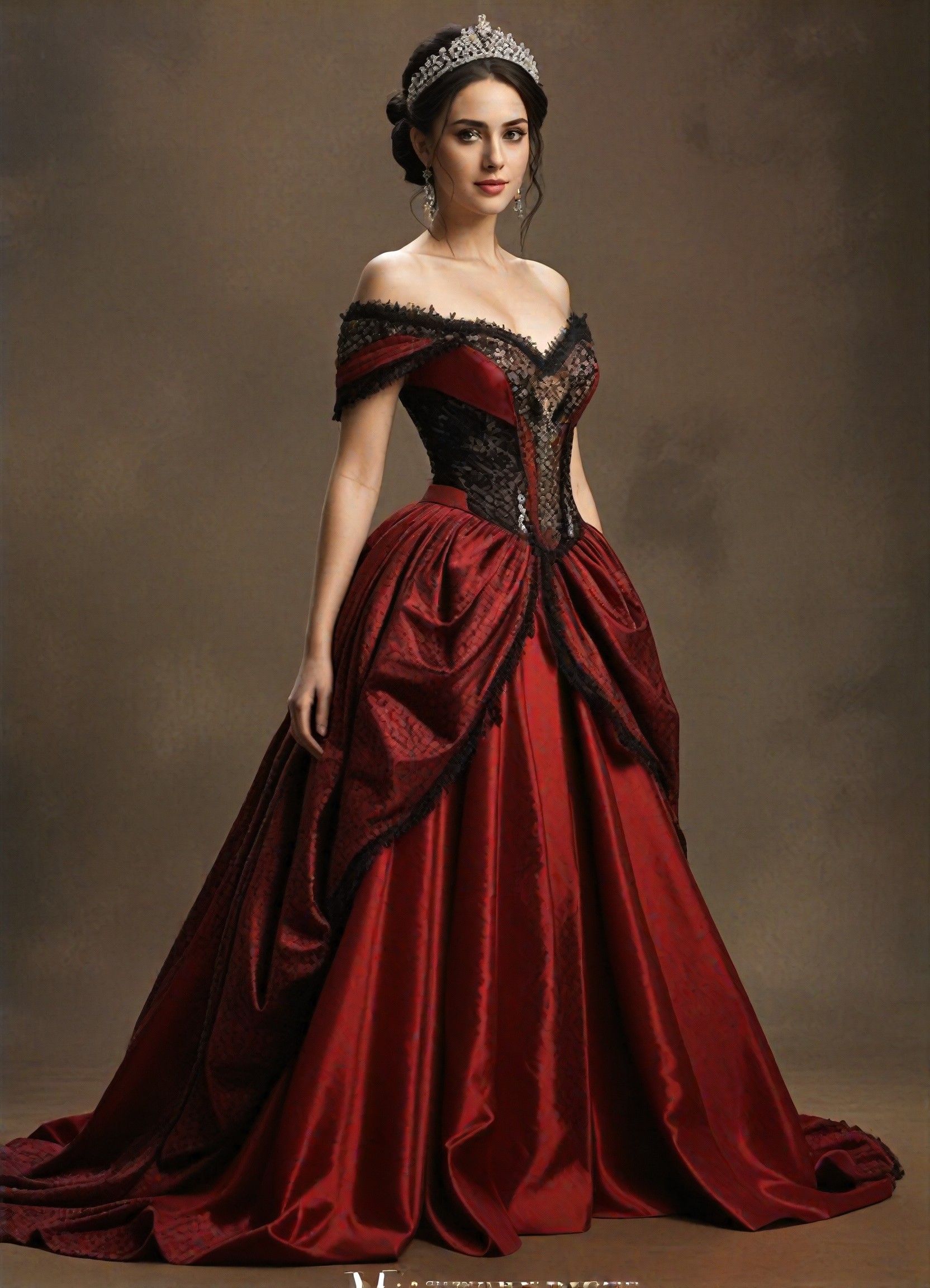 Gorgeous banquet dress style image