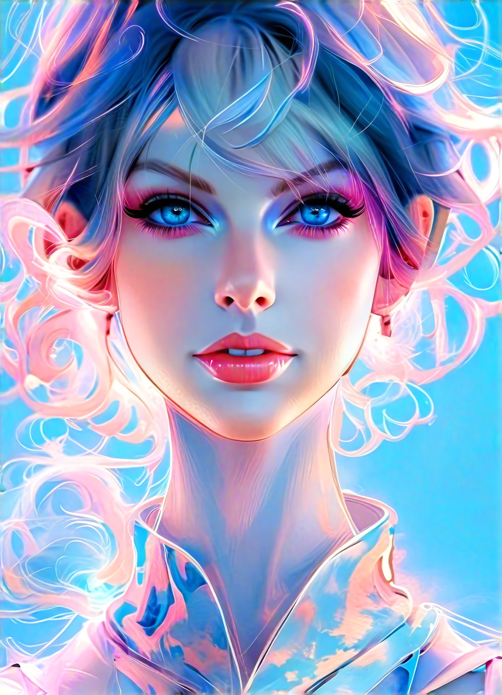 Watercolor figures image
