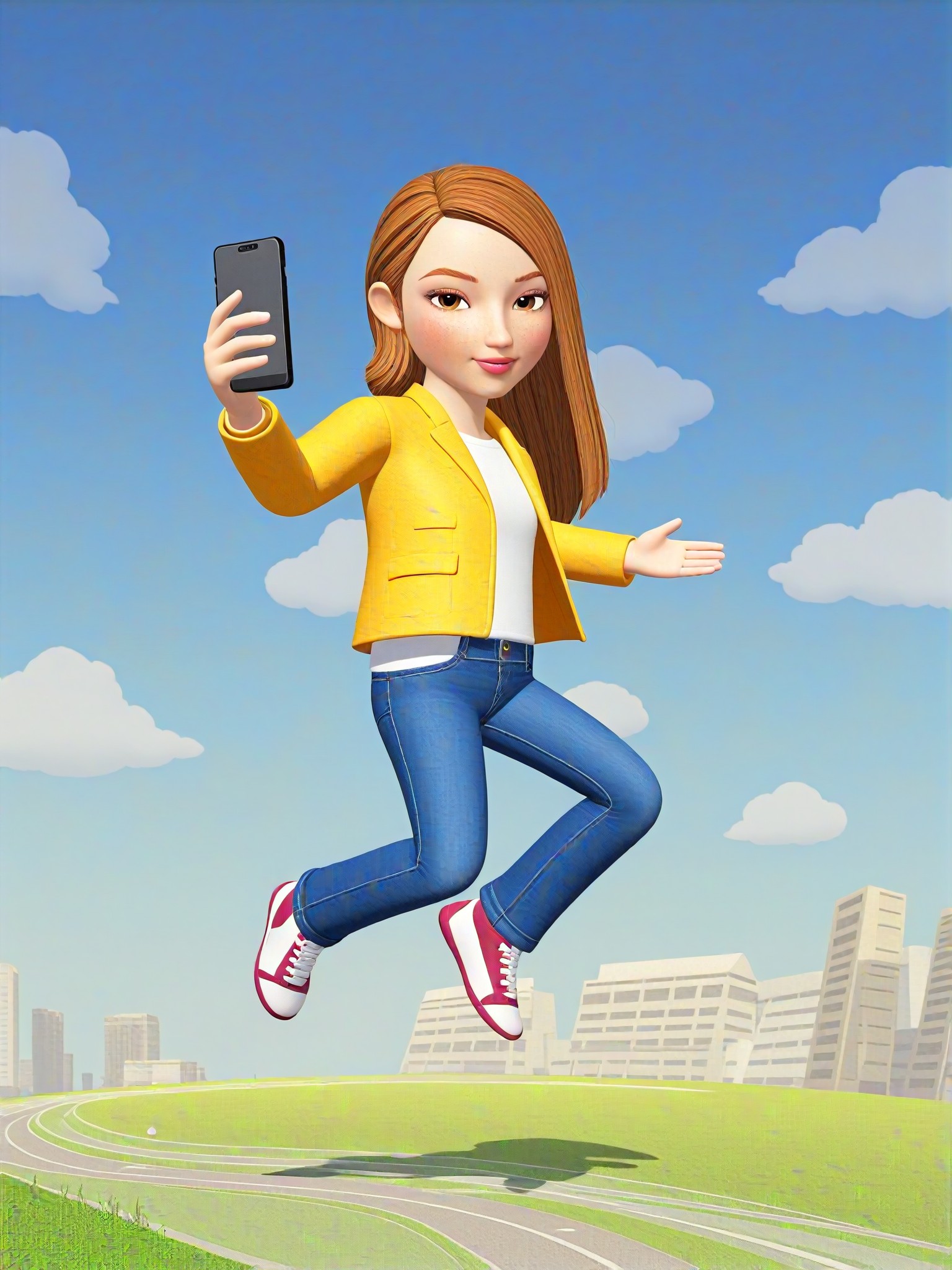 Take a selfie in the air image