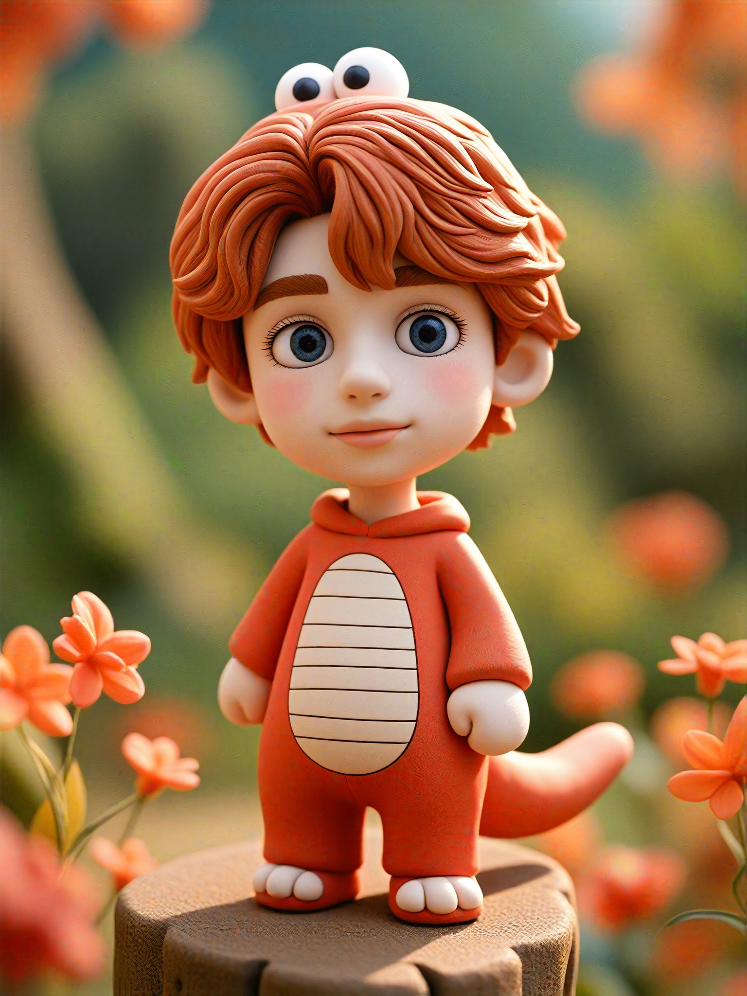 Cute little dragon doll image