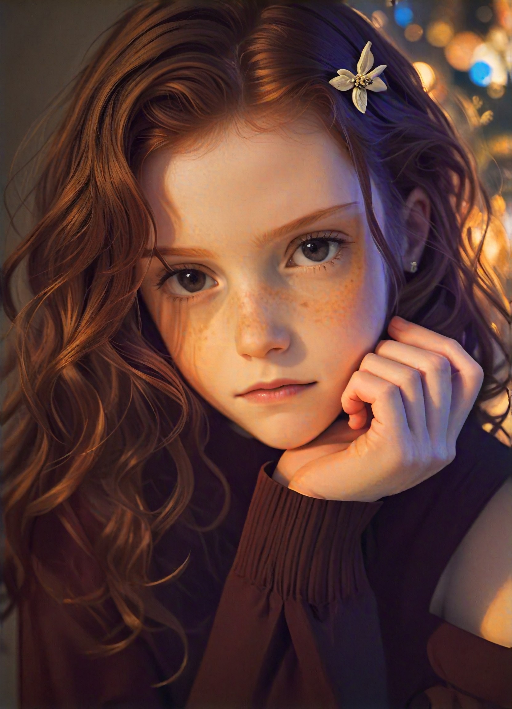 Illustration style changing face image