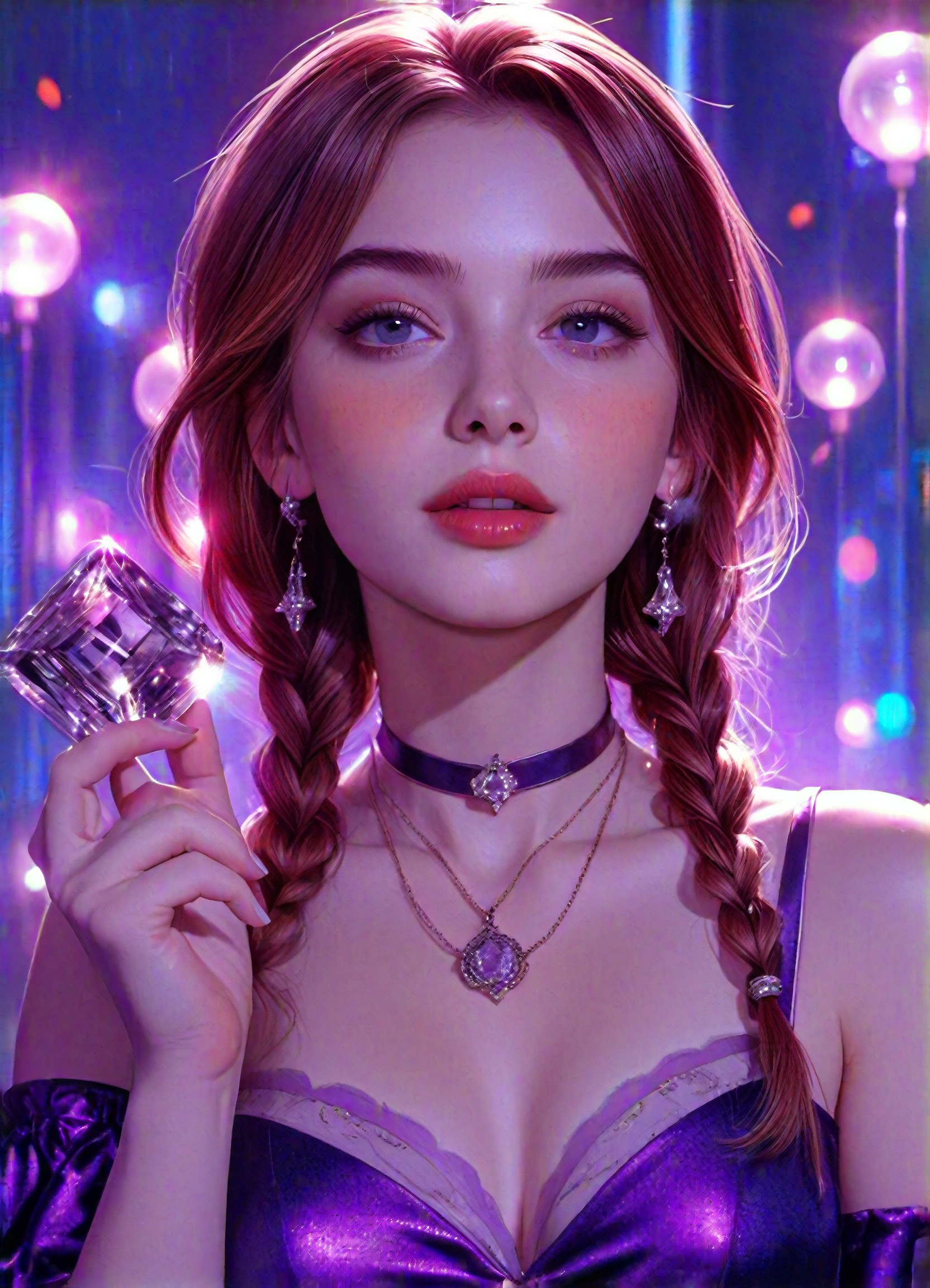 The girl on stage image