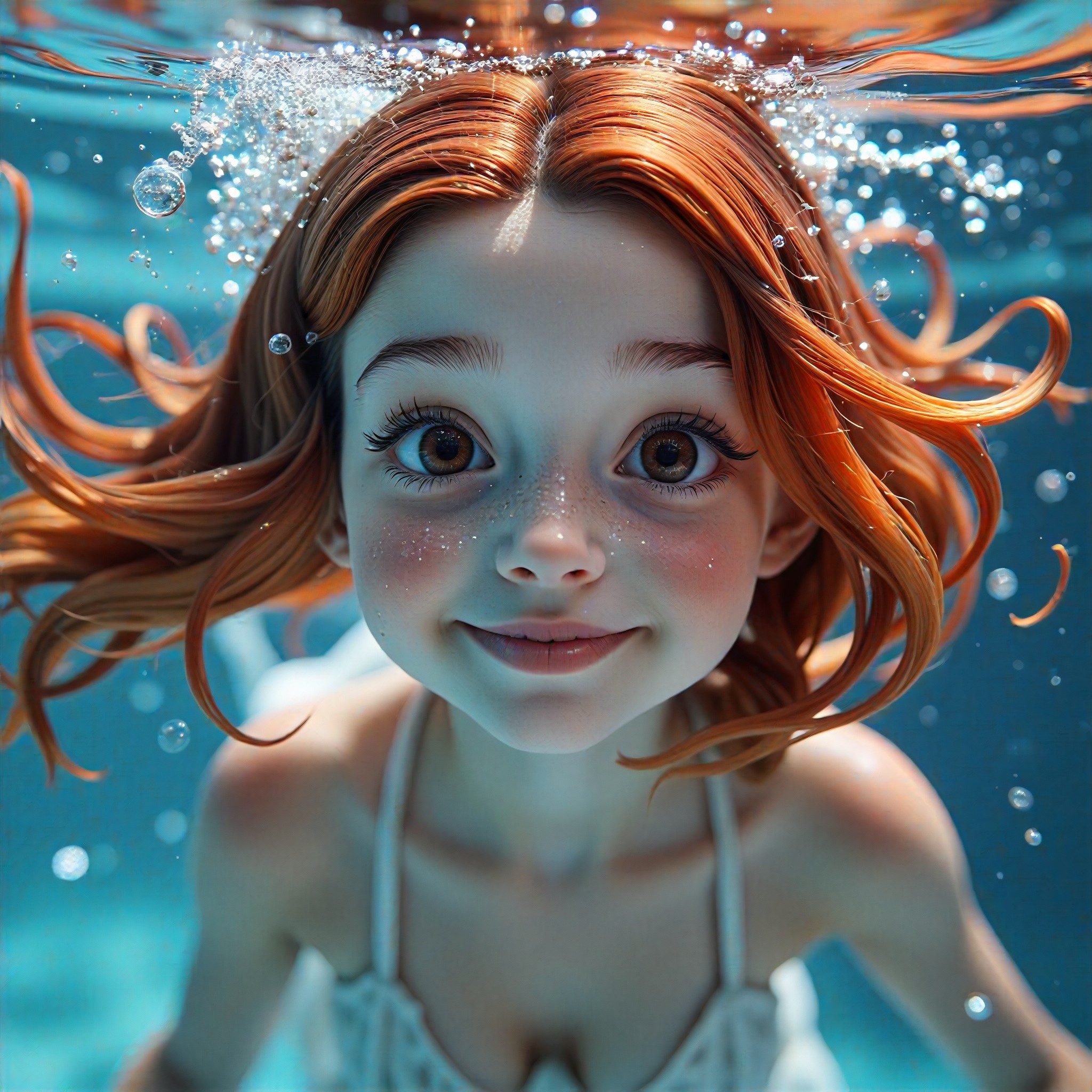 The girl in the water image