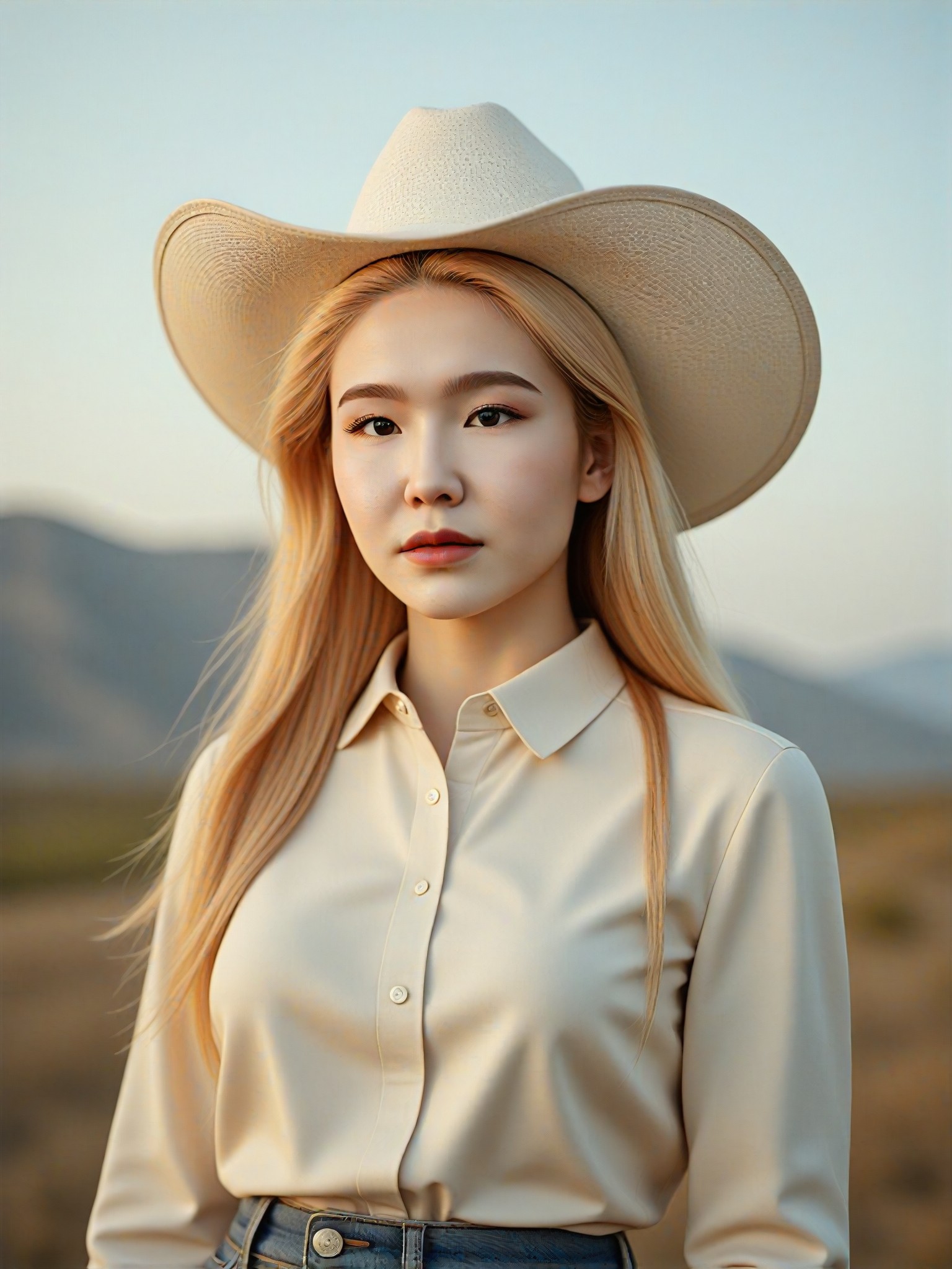 Virtual try on Cowboy hat image