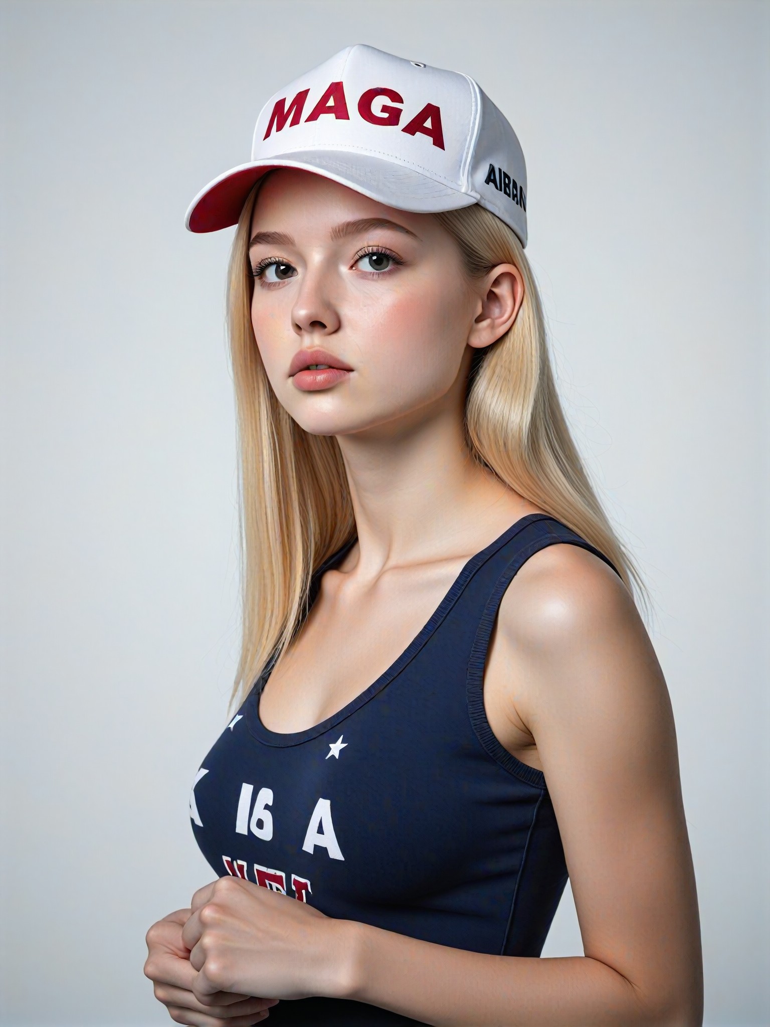 Virtual try on MAGA hat image
