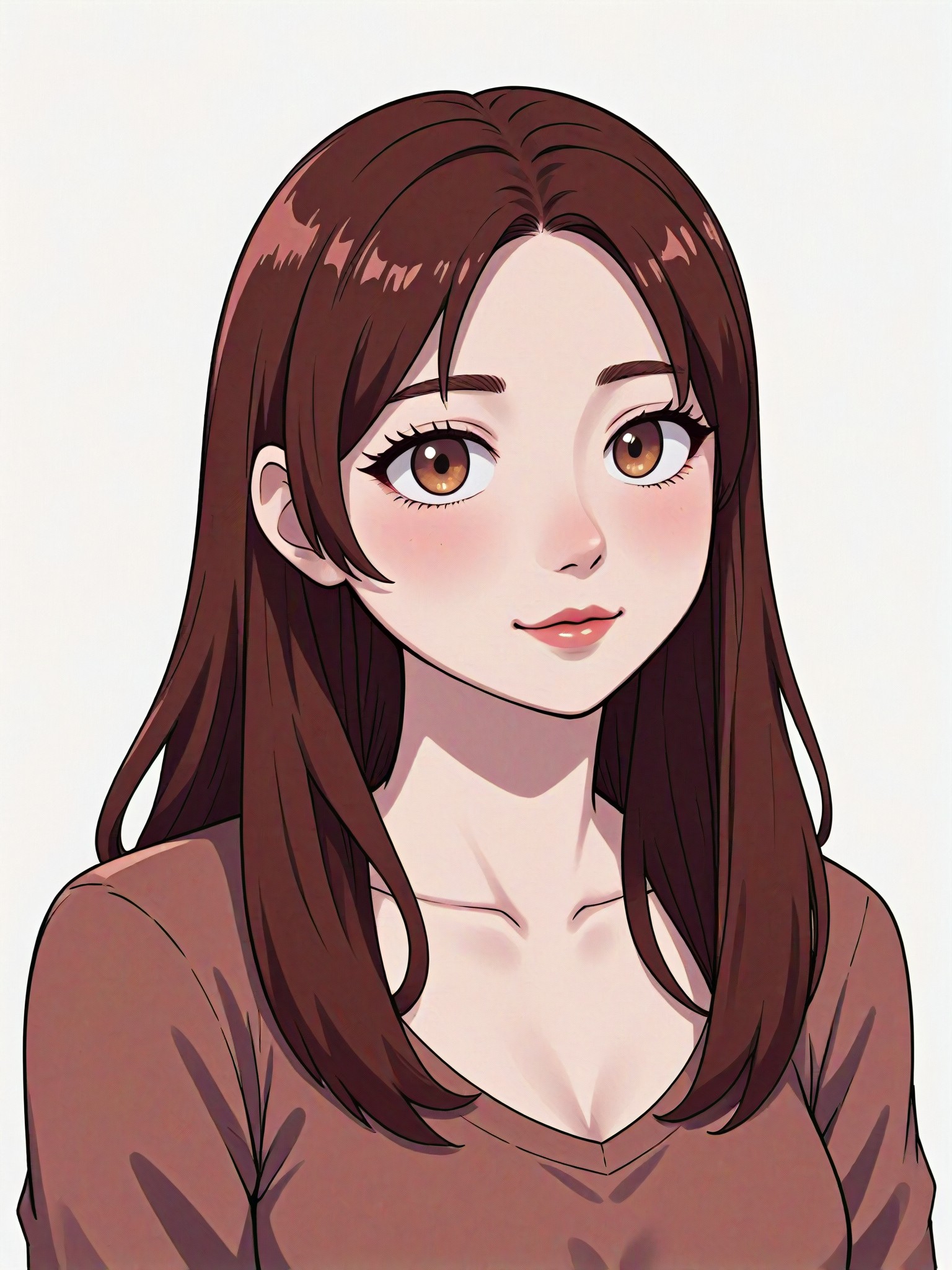 Virtual try Auburn hair image